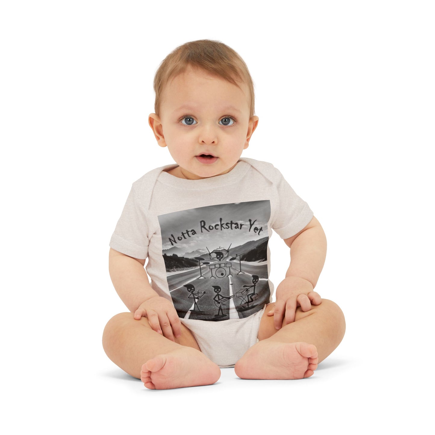 Notta Rockstar Yet-Infant Jersey One Piece - American