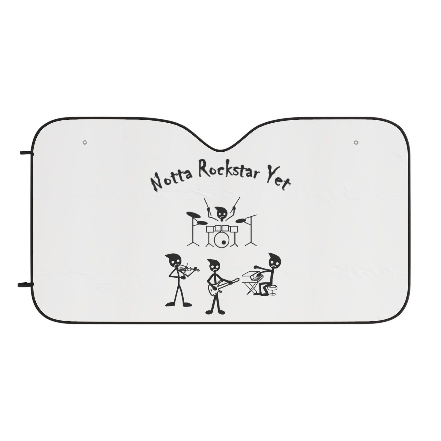 Notta Rockstar Yet - Car Sun Shade