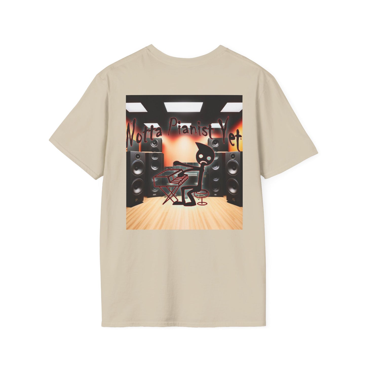 Notta Pianist Yet Unisex Softstyle T-Shirt - Music Lover Gift