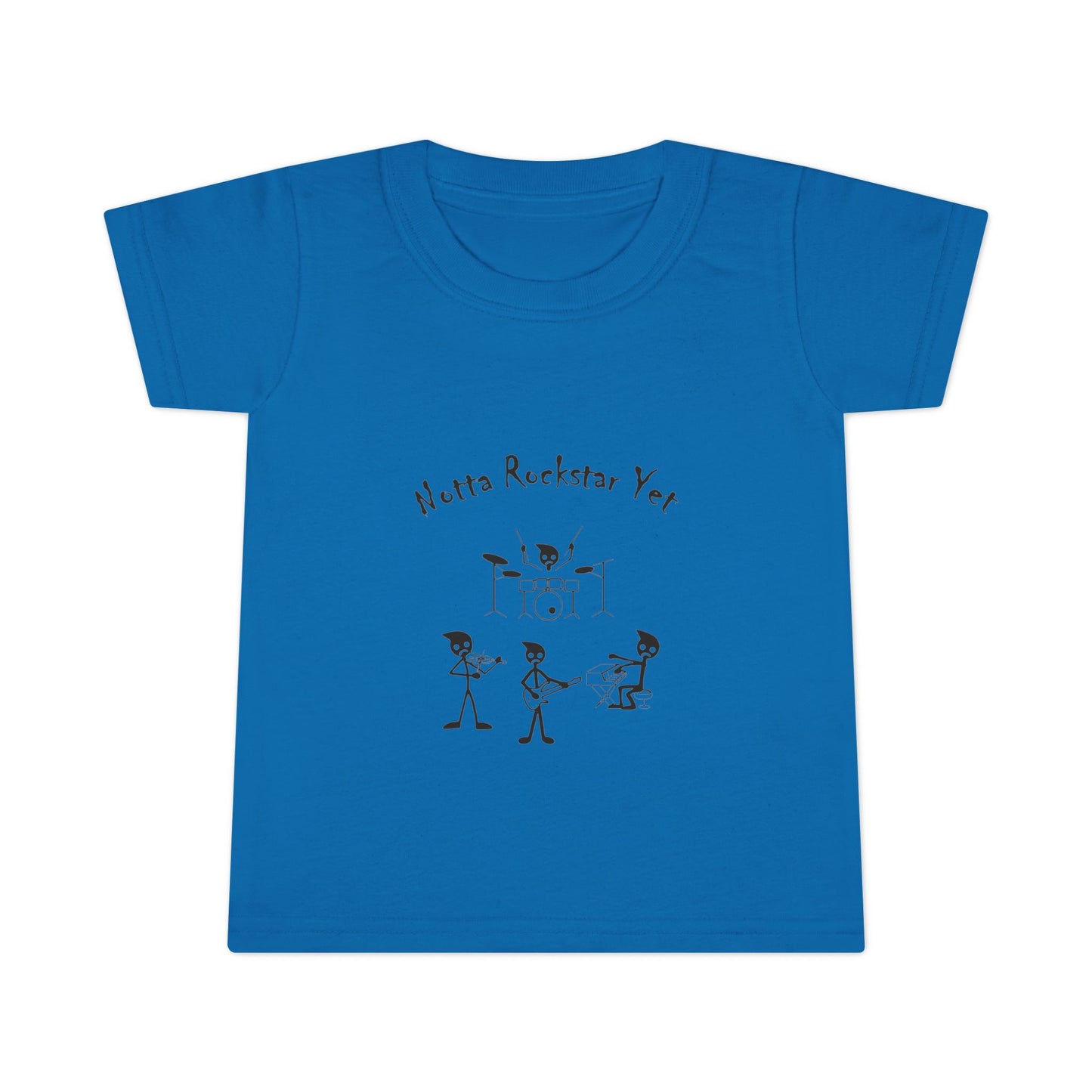 Notta Rockstar Yet Toddler T-Shirt - Fun Grey Tee for Future Stars