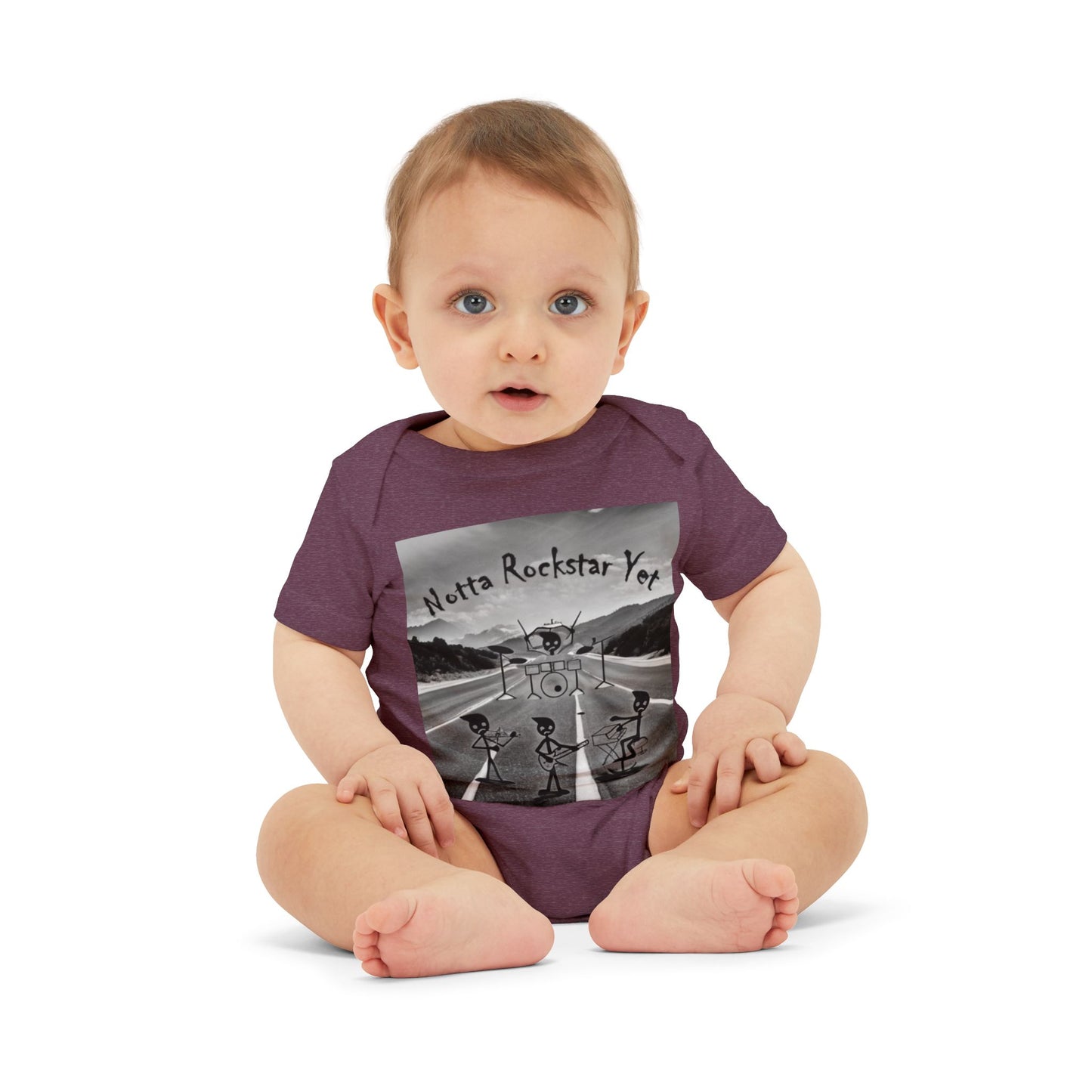 Notta Rockstar Yet-Infant Jersey One Piece - American