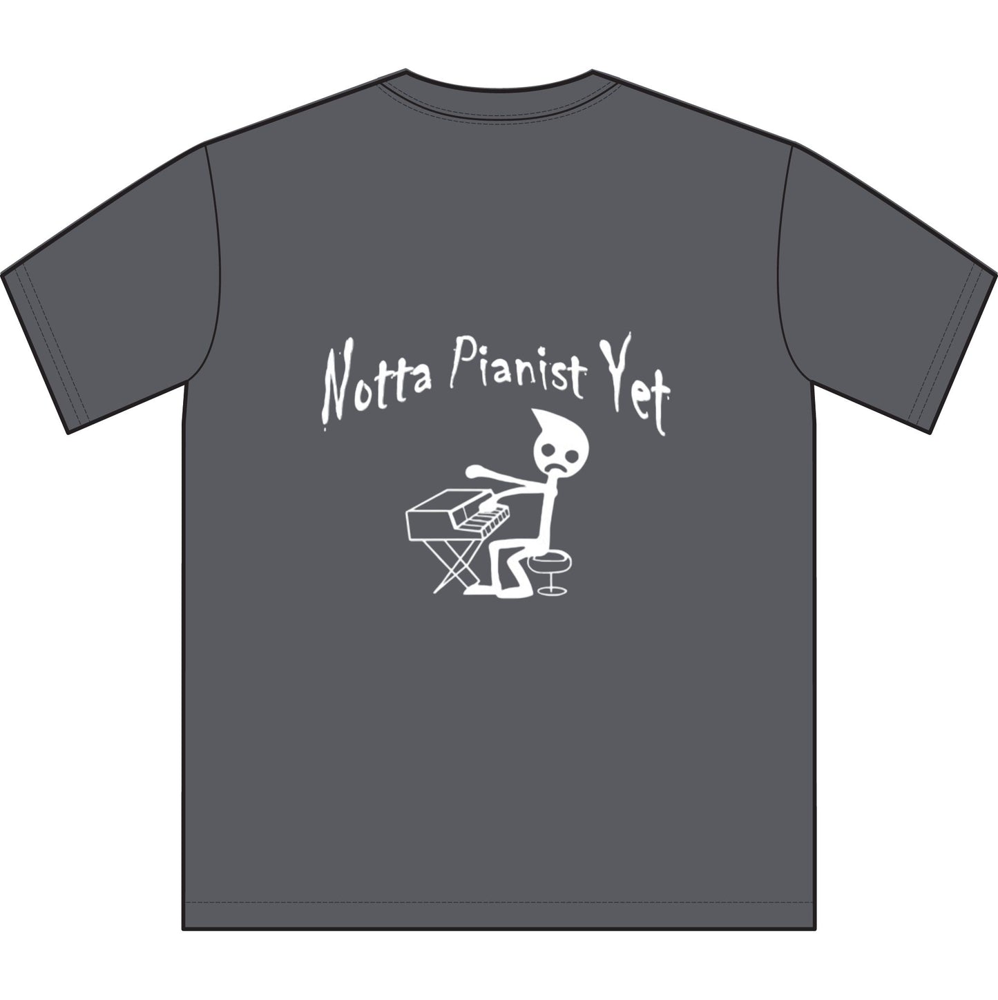 Notta Pianist Yet Unisex Sueded T-Shirt -Music Vibe Top