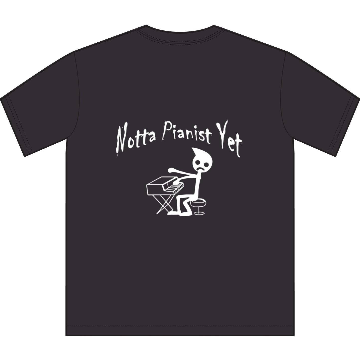 Notta Pianist Yet Unisex Sueded T-Shirt -Music Vibe Top
