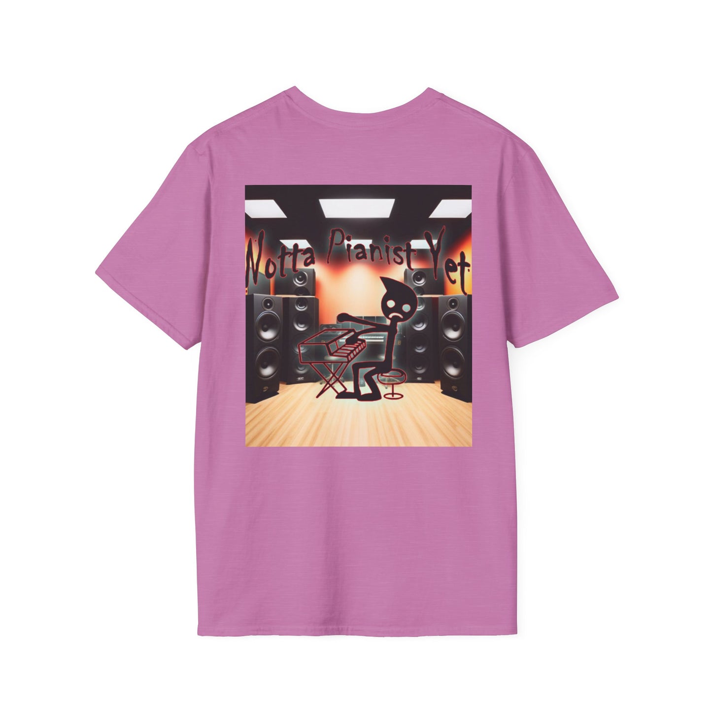 Notta Pianist Yet Unisex Softstyle T-Shirt - Music Lover Gift