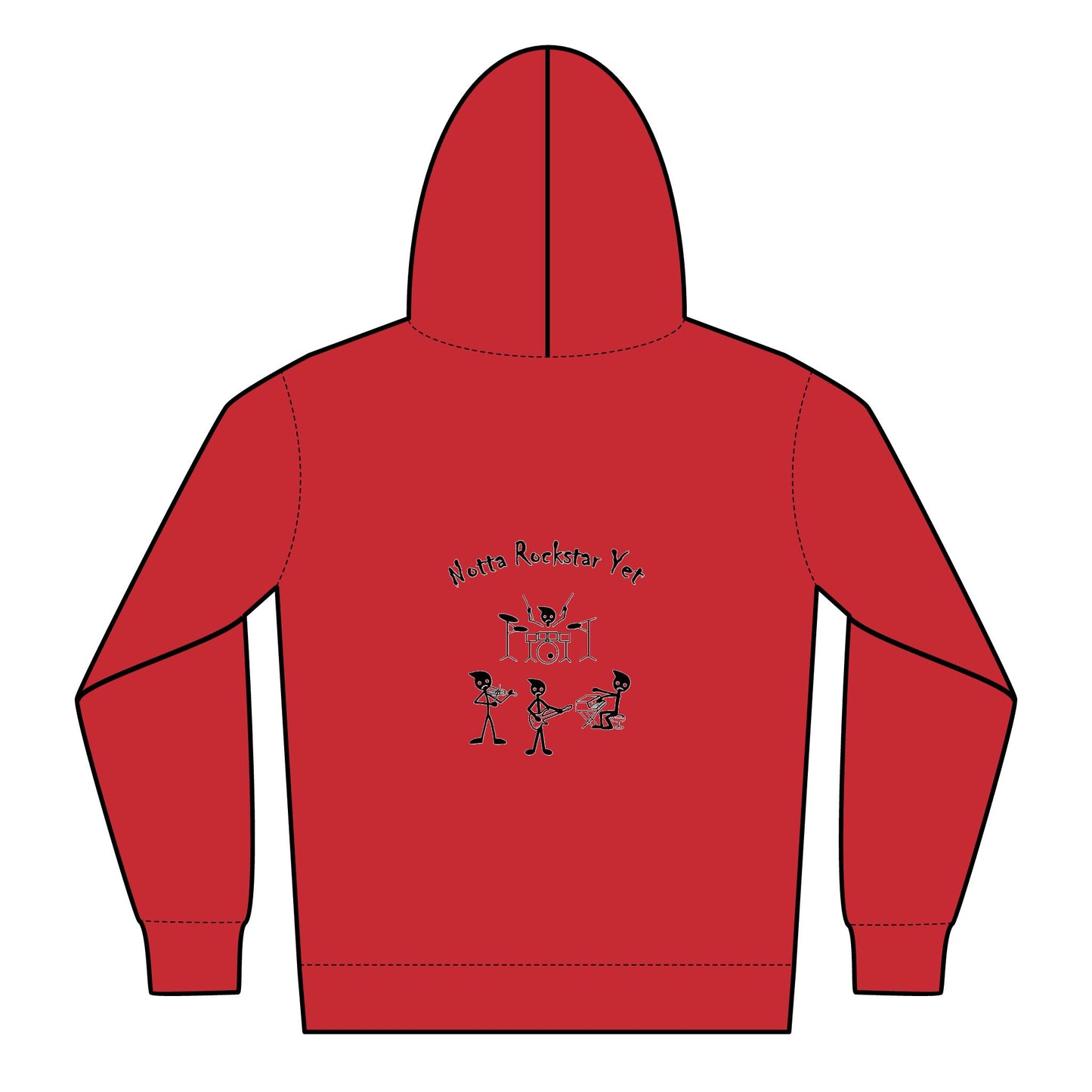 Youth Notta Rockstar Yet Heavy Blend Zipped Hoodie - Stylish and Comfortable for Everyday Wear
