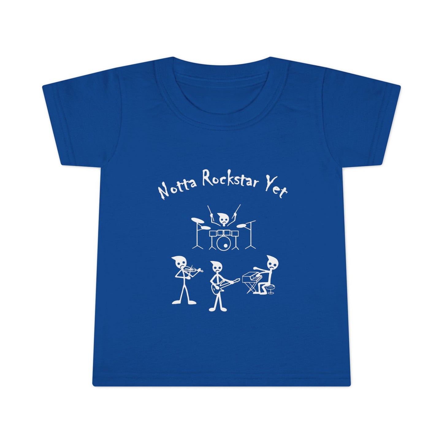 Notta Rockstar Yet Toddler T-Shirt - Fun & Playful Gray Tee for Little Music Lovers