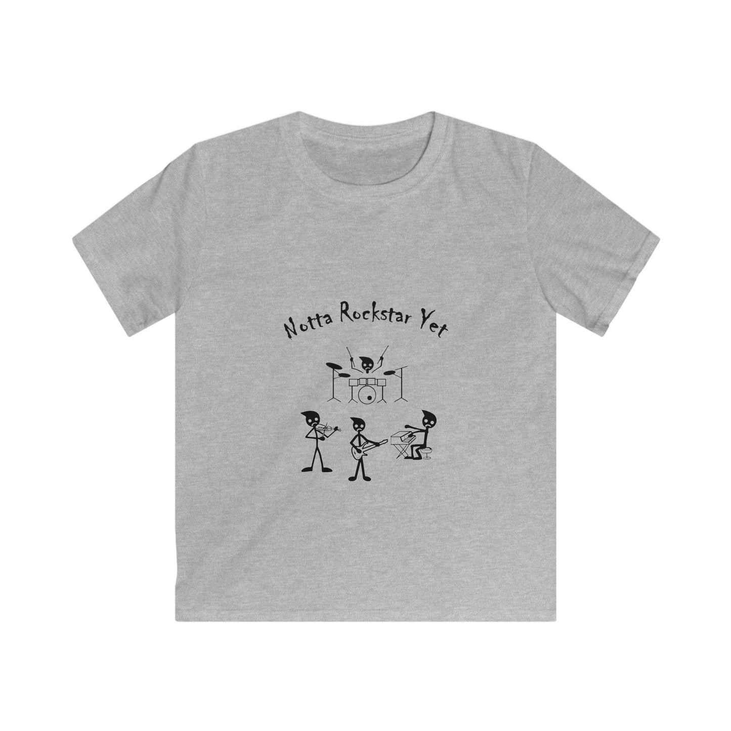 Notta Rockstar Yet Kids Tee - Fun, Playful T-Shirt for Aspiring Musicians