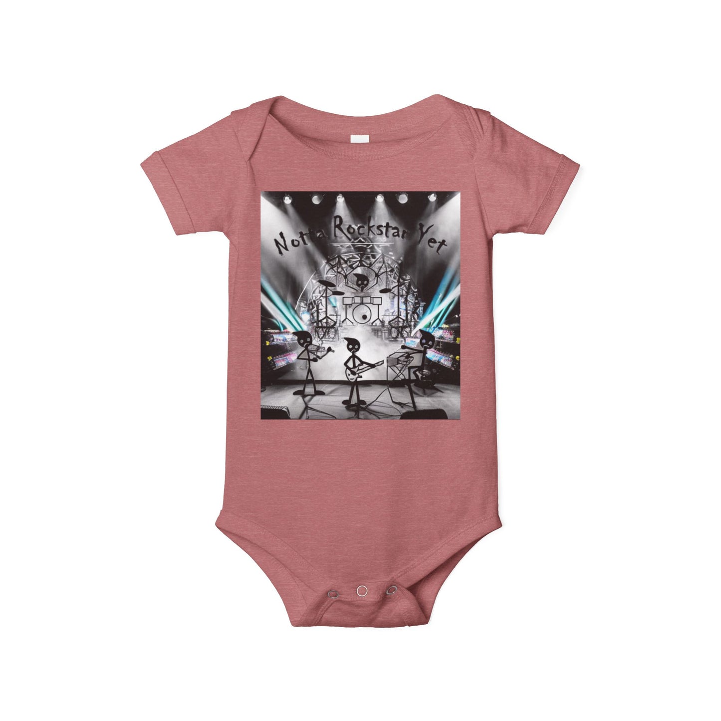 Notta Rockstar Yet-Infant Jersey One Piece - American