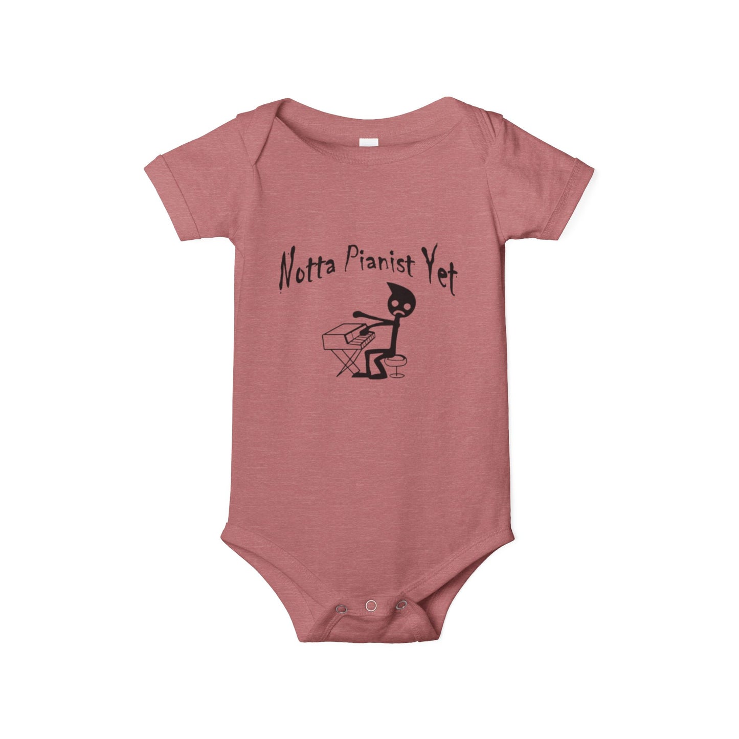 Notta Pianist Yet-Infant Jersey One Piece - American