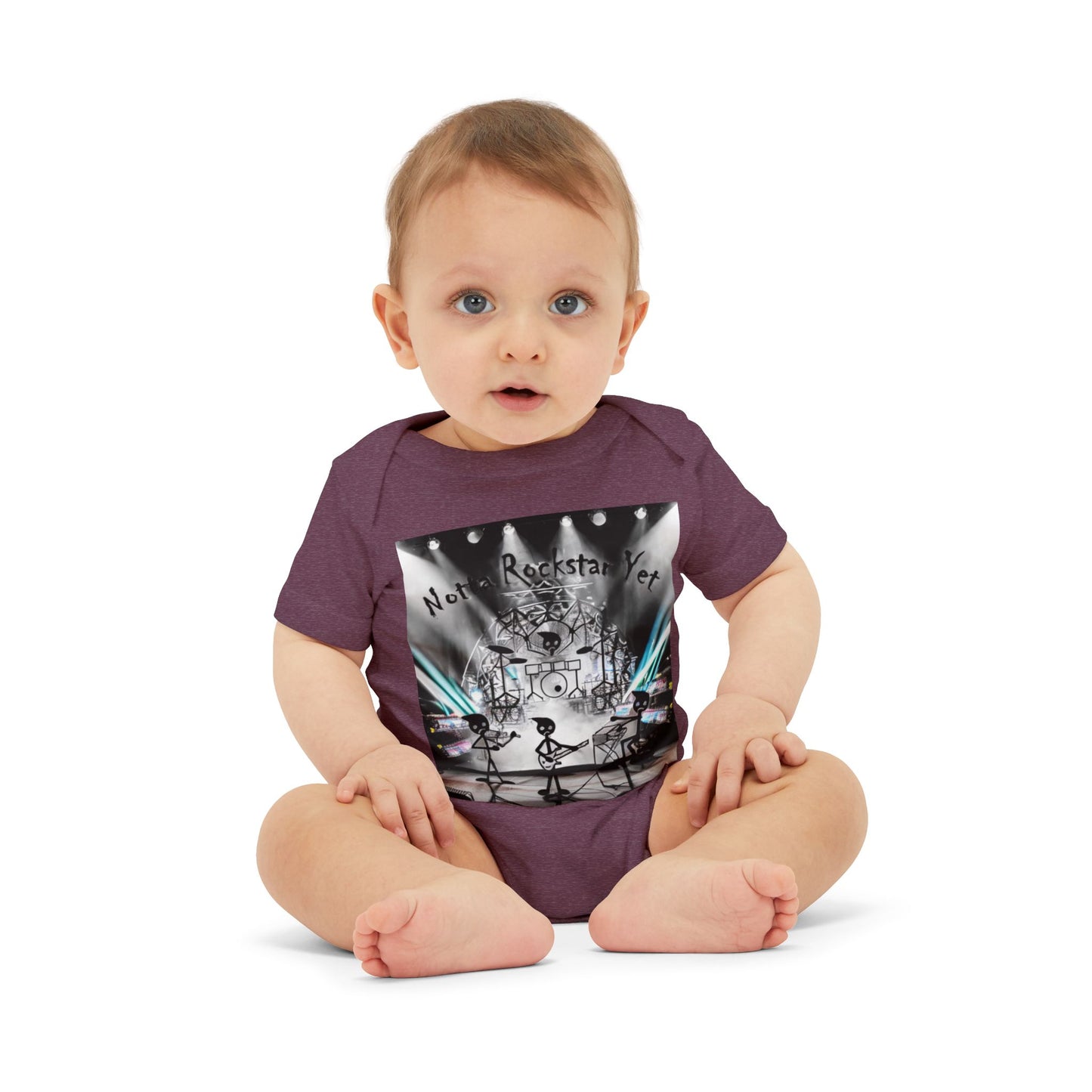 Notta Rockstar Yet-Infant Jersey One Piece - American