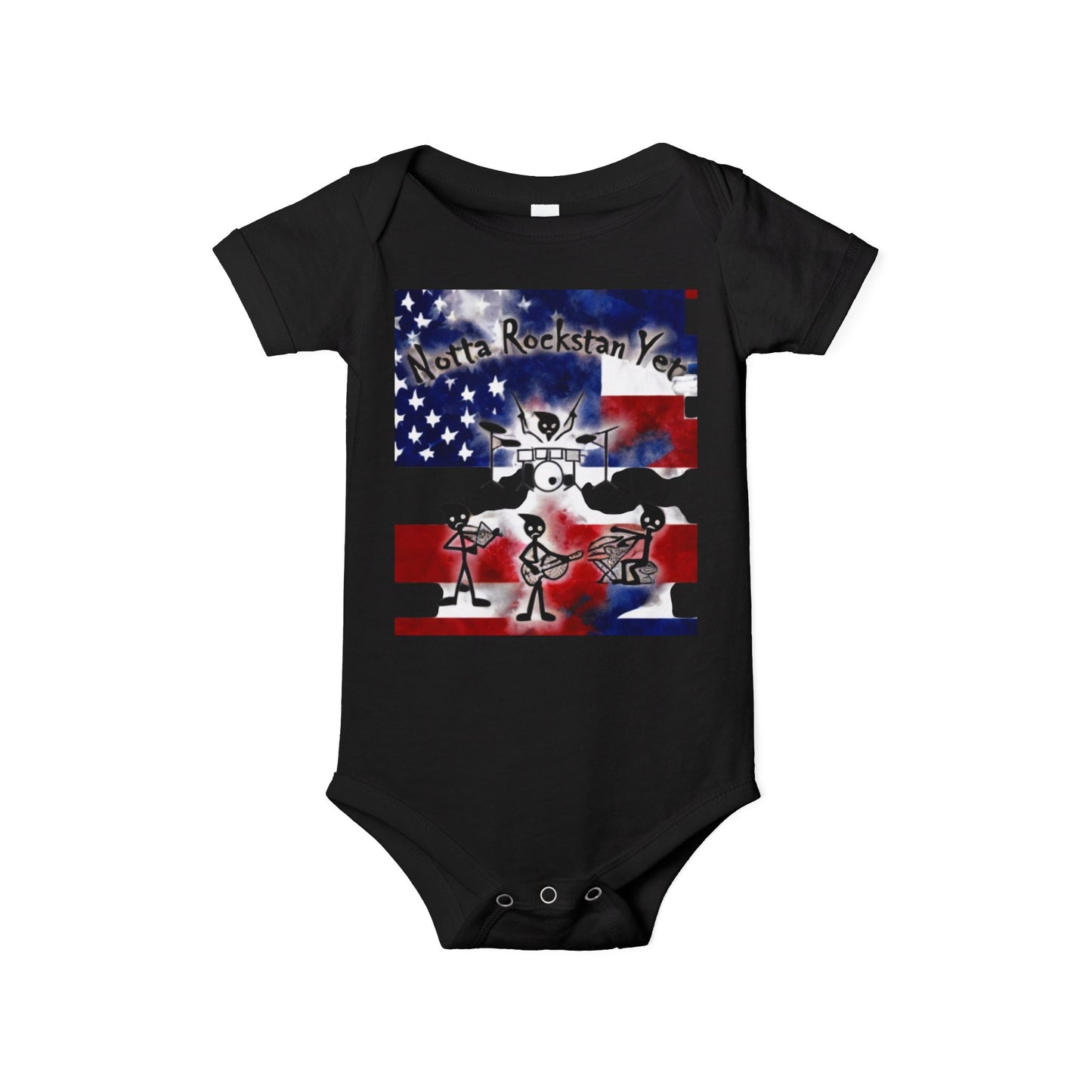 Notta Rockstar Yet-Infant Jersey One Piece - American