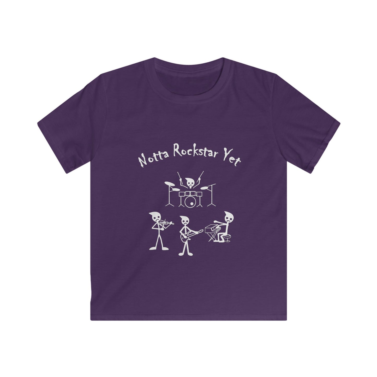 Kids Notta Rockstar Yet Tee - Perfect for Aspiring Musicians