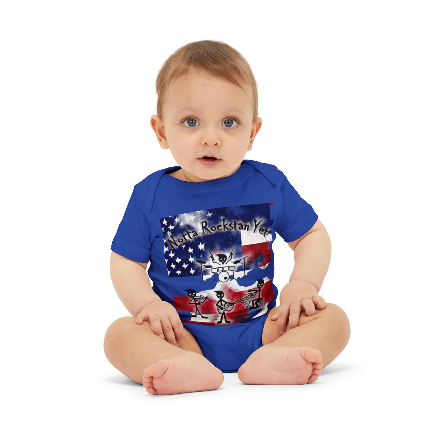 Notta Rockstar Yet-Infant Jersey One Piece - American