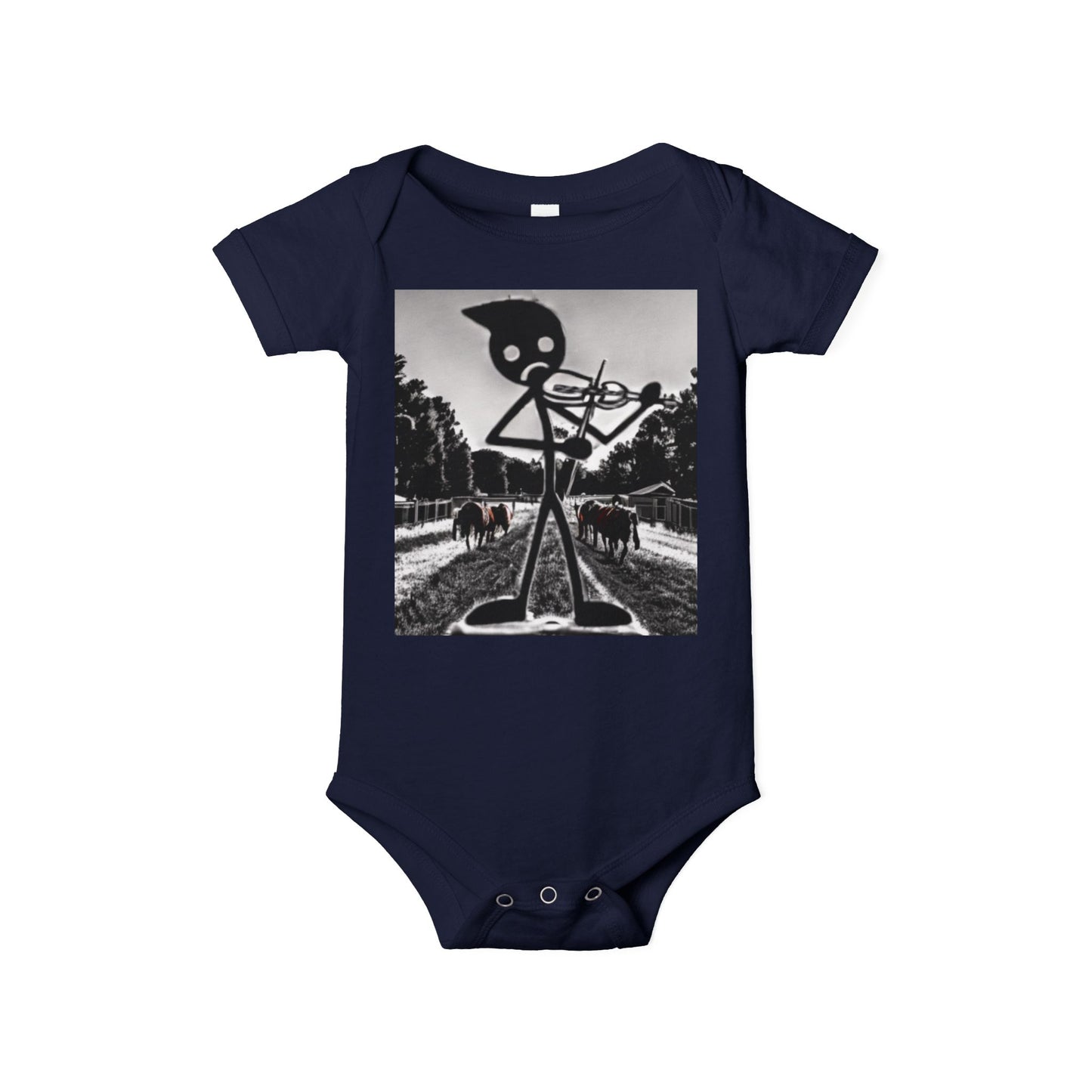Notta Fiddler Yet-Infant Jersey One Piece - American