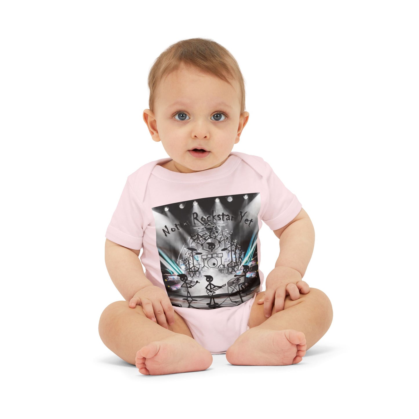 Notta Rockstar Yet-Infant Jersey One Piece - American