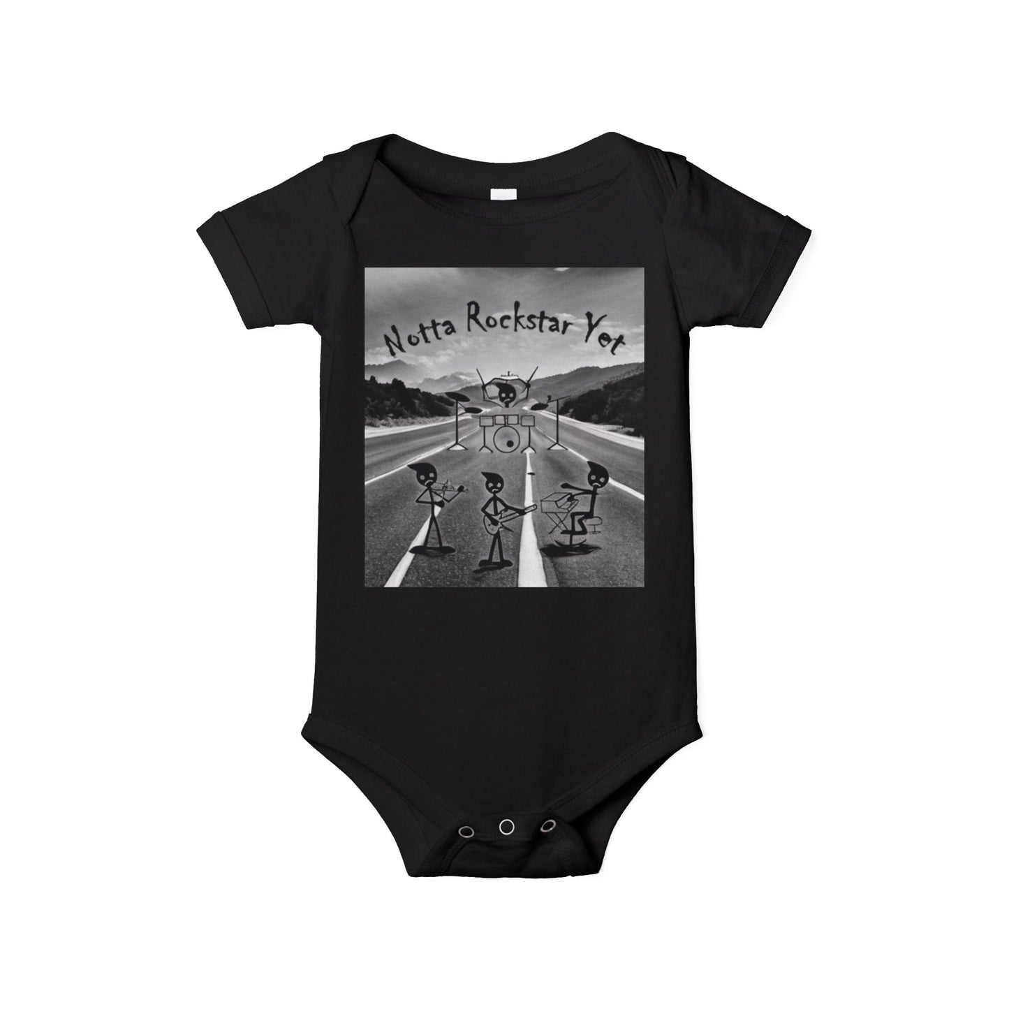 Notta Rockstar Yet-Infant Jersey One Piece - American