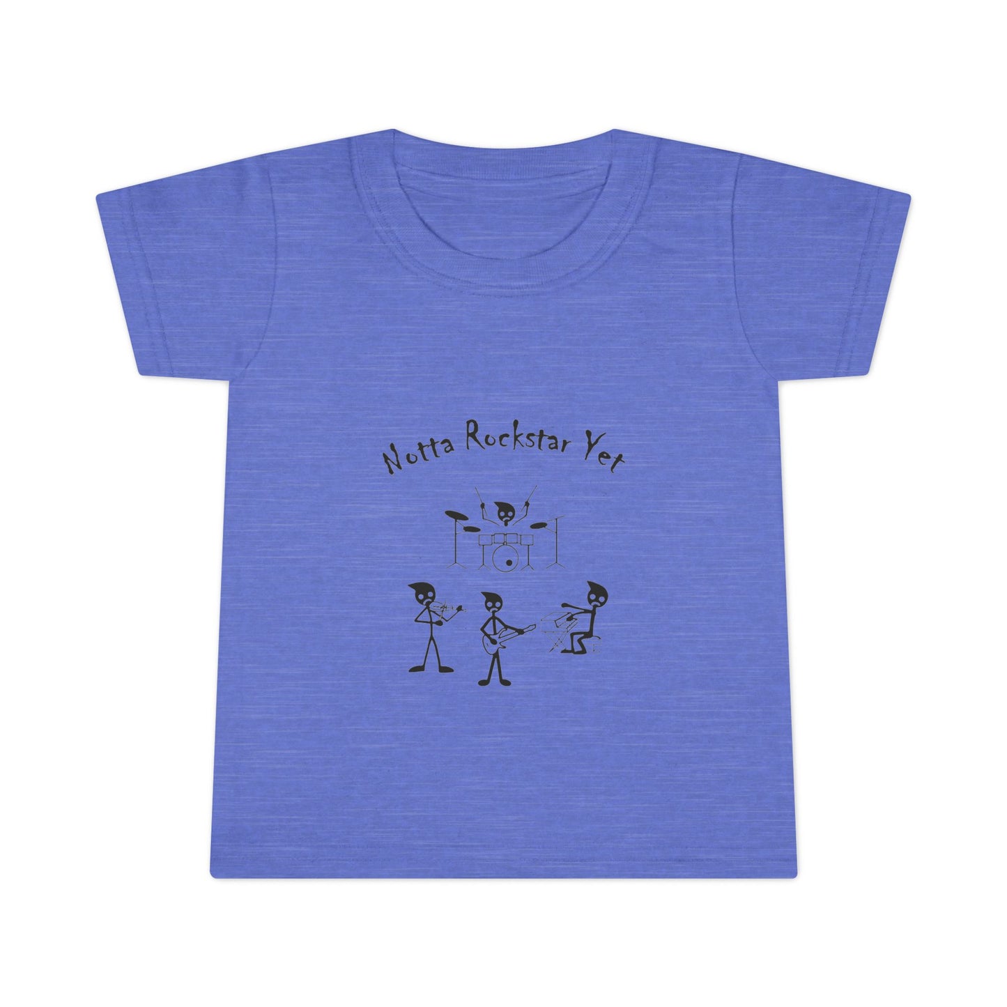 Notta Rockstar Yet Toddler T-Shirt - Fun Grey Tee for Future Stars