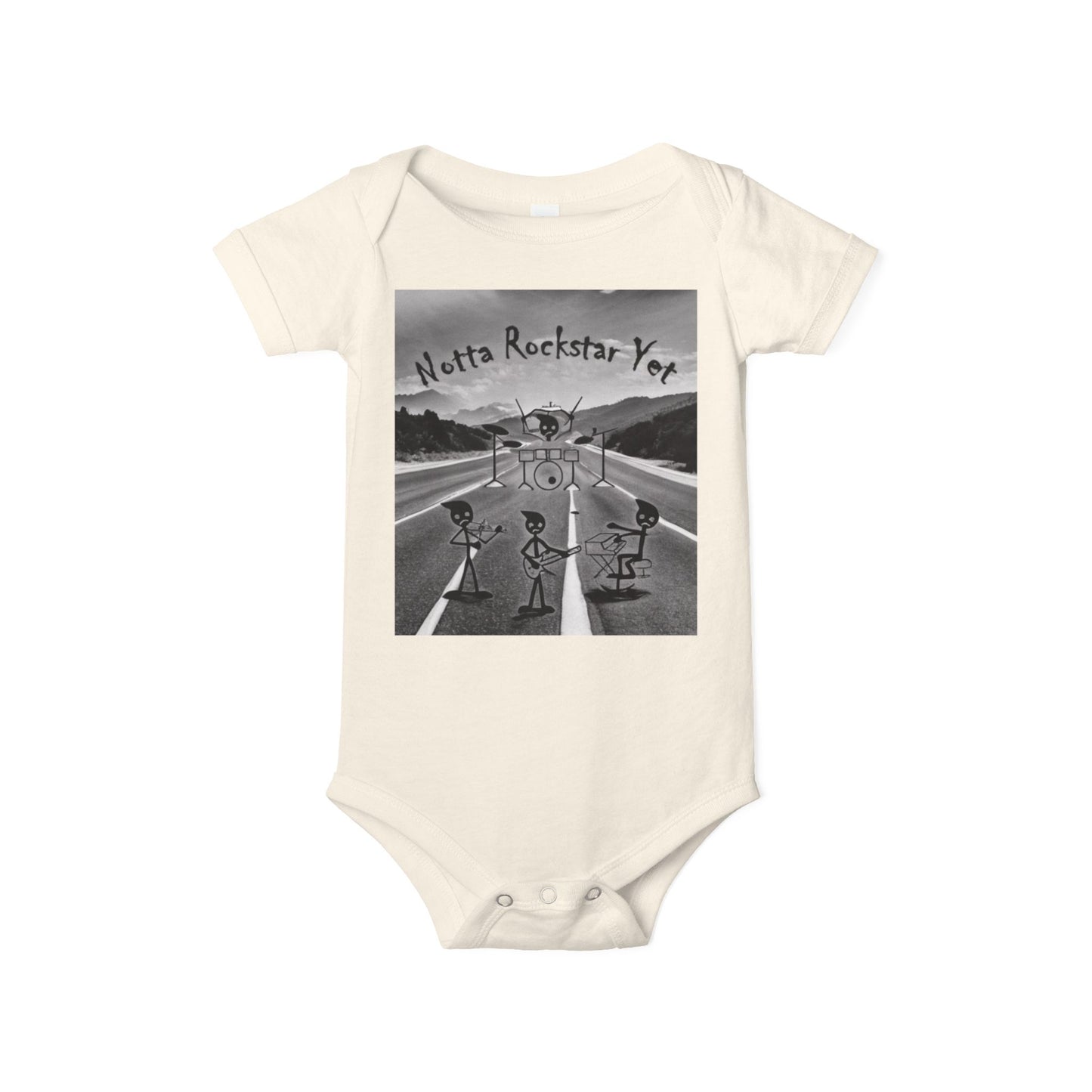Notta Rockstar Yet-Infant Jersey One Piece - American