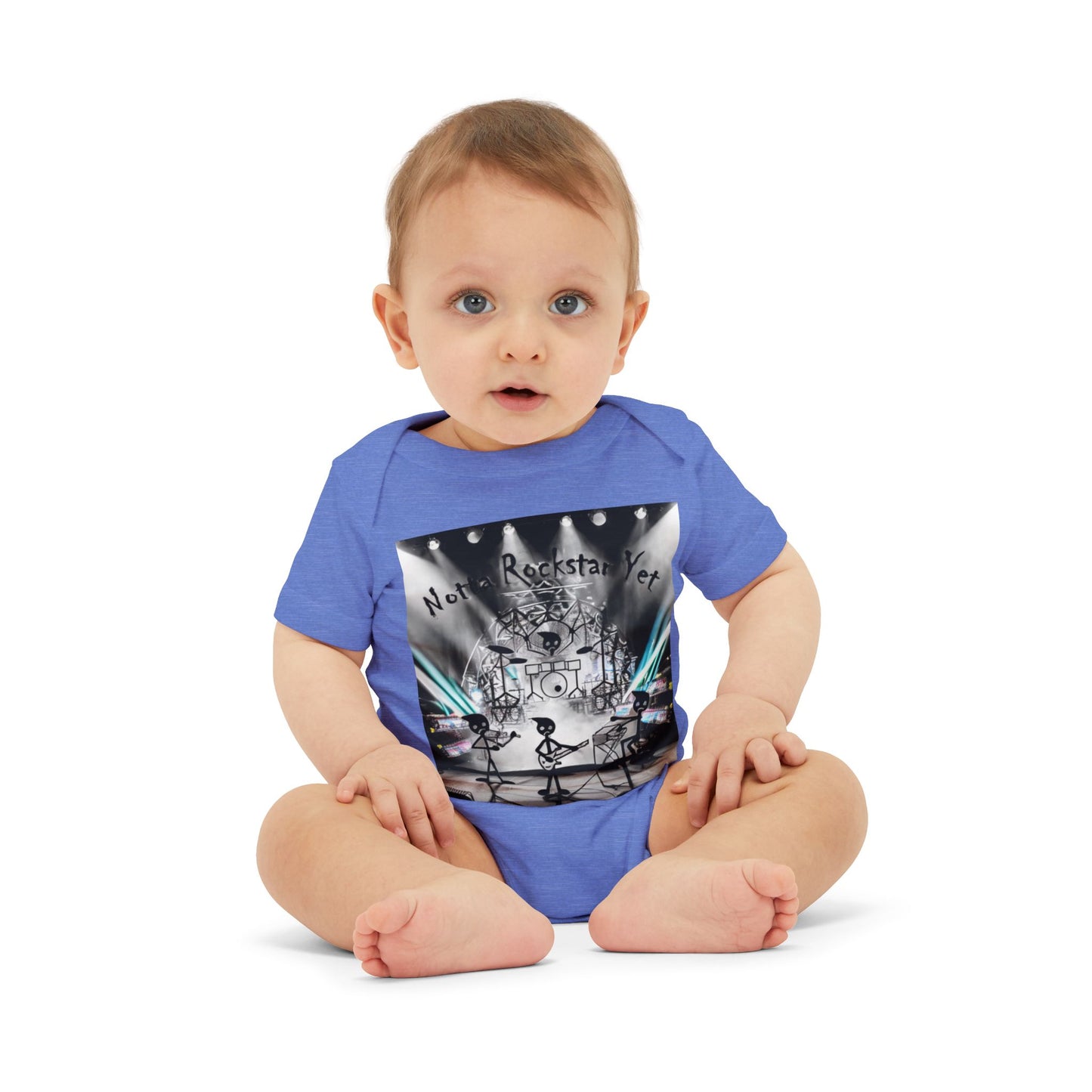 Notta Rockstar Yet-Infant Jersey One Piece - American
