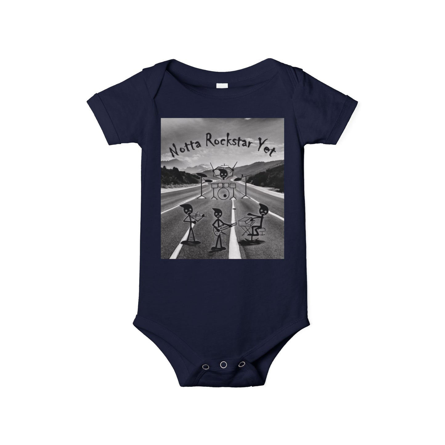 Notta Rockstar Yet-Infant Jersey One Piece - American