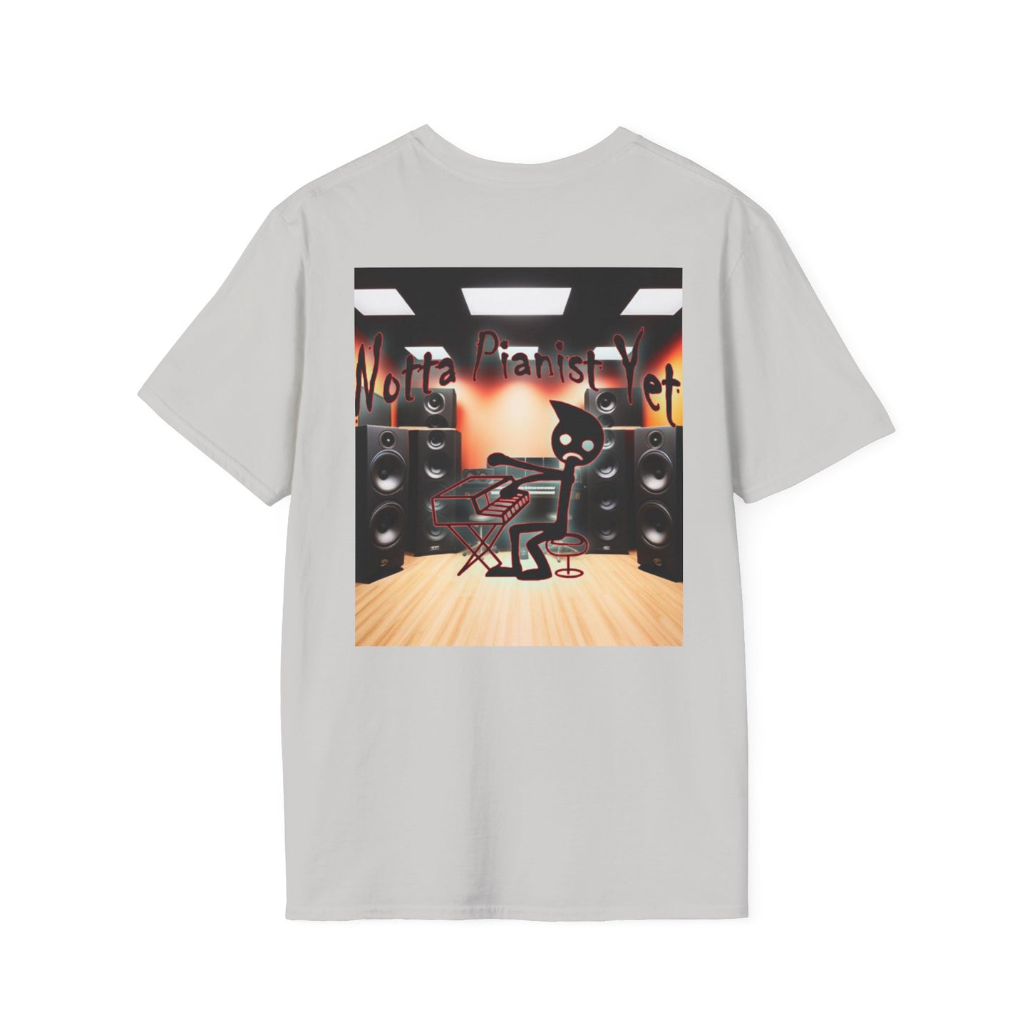 Notta Pianist Yet Unisex Softstyle T-Shirt - Music Lover Gift