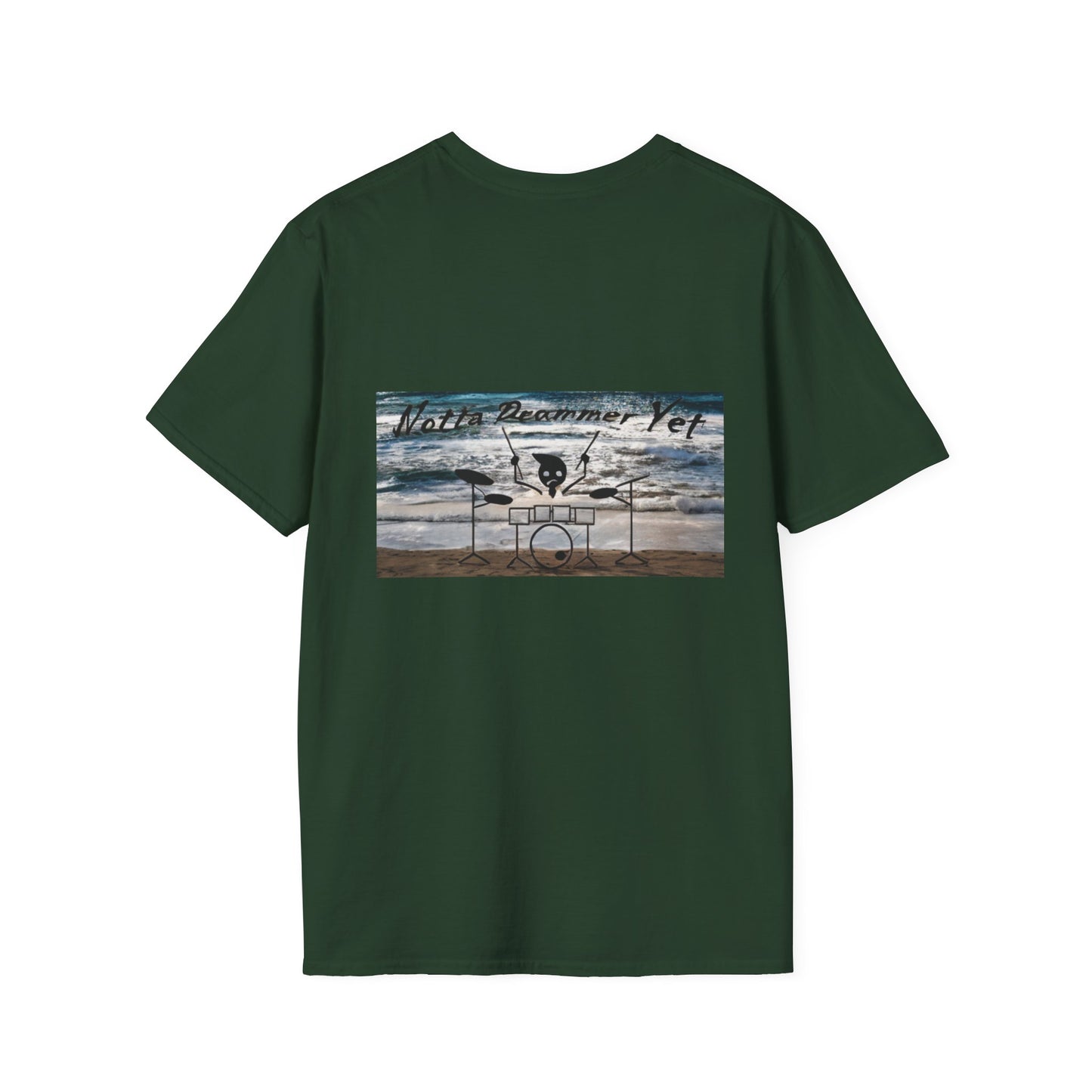 Notta Drummer Yet Unisex Softstyle T-Shirt - Cool Musician Gift