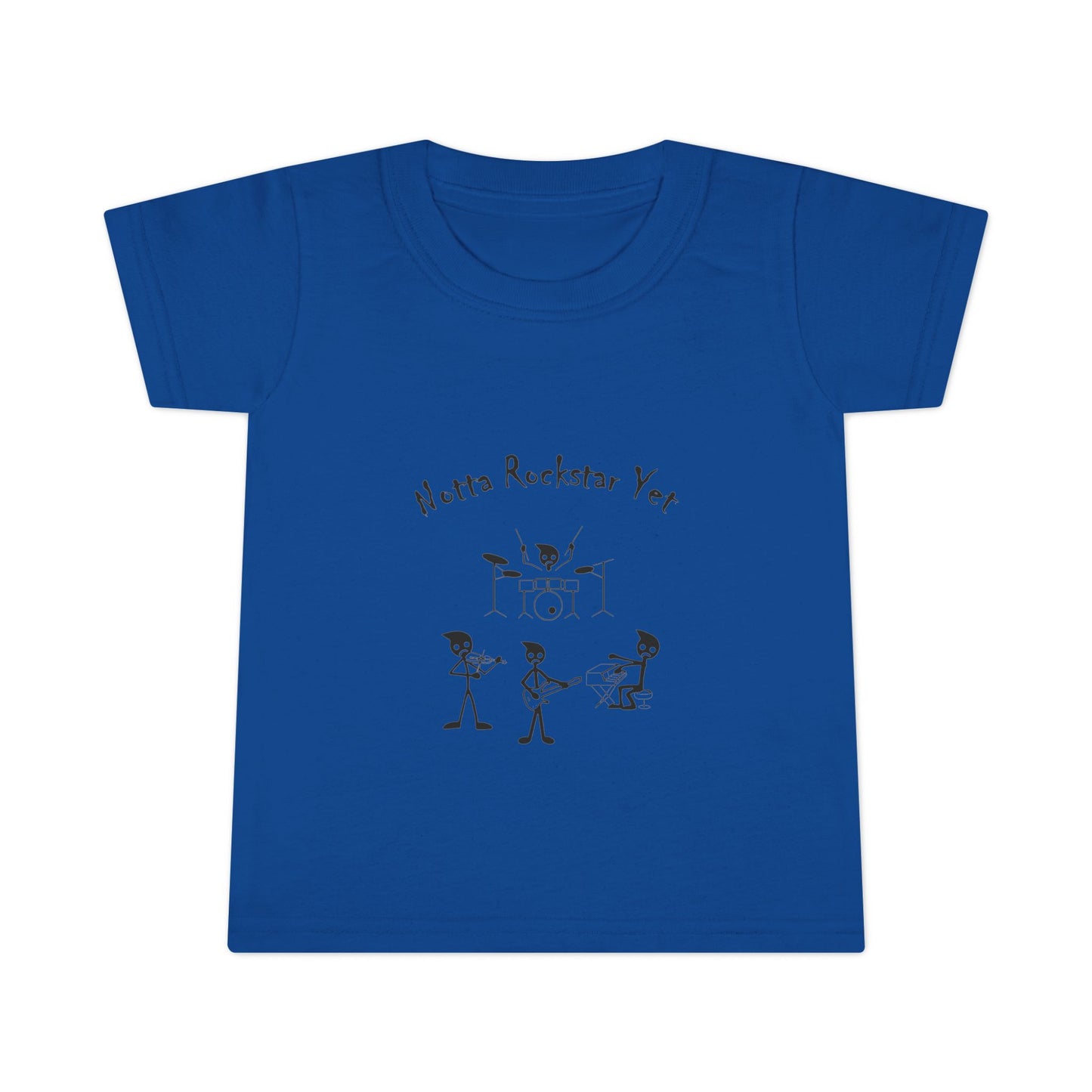 Notta Rockstar Yet Toddler T-Shirt - Fun Grey Tee for Future Stars