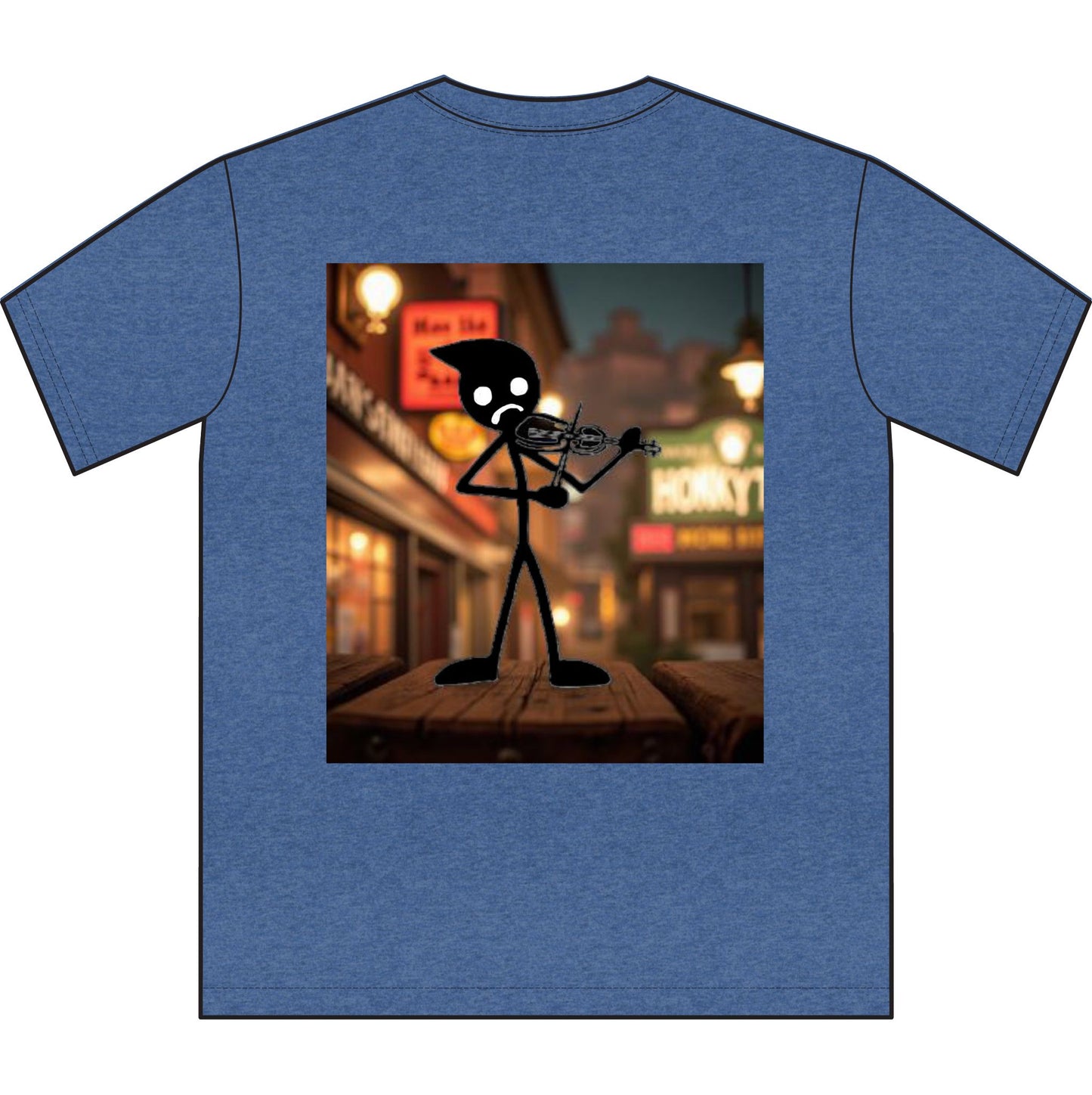 Notta Fiddler Yet Unisex Sueded T-Shirt -Music Vibe Top