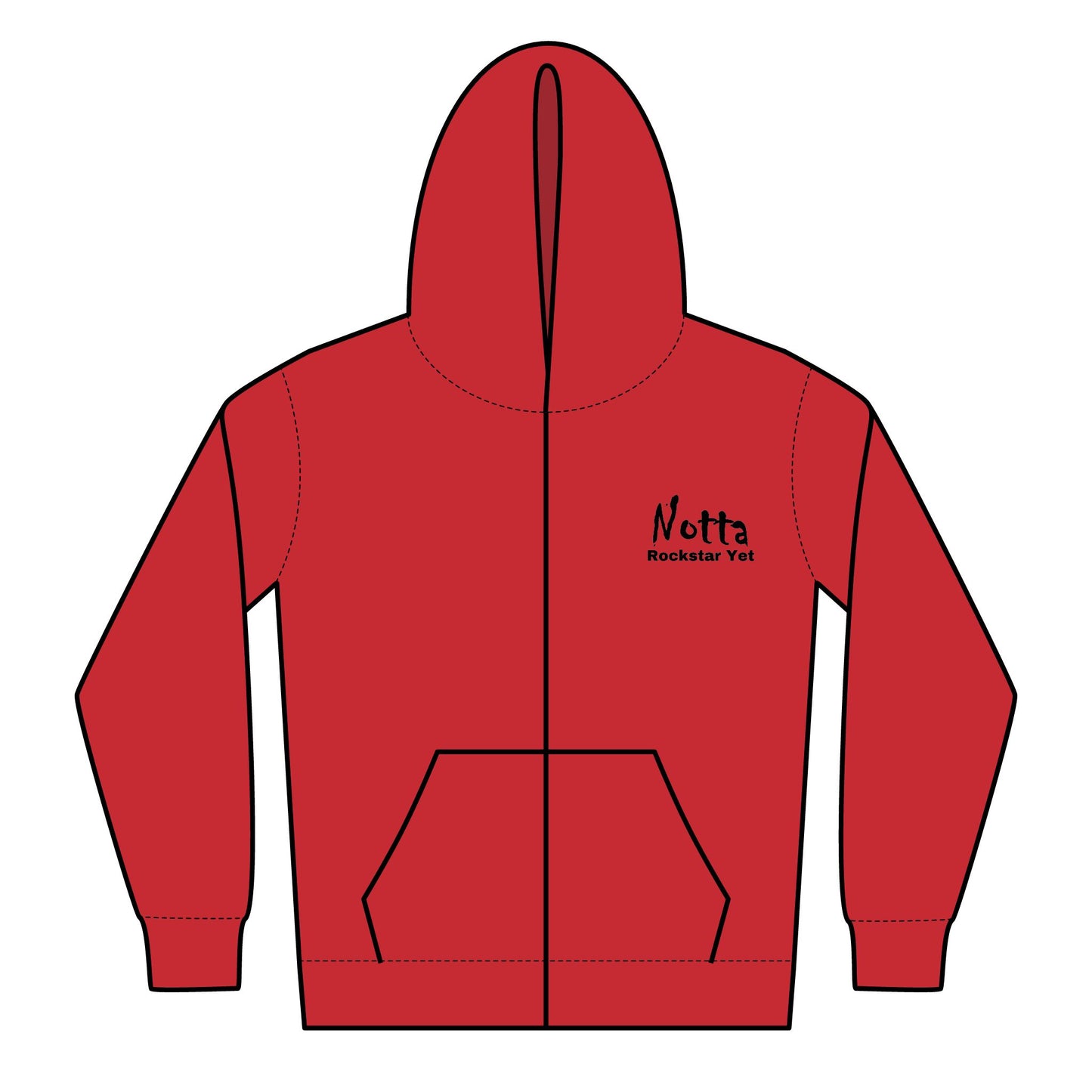 Youth Notta Rockstar Yet Heavy Blend Zipped Hoodie - Stylish and Comfortable for Everyday Wear