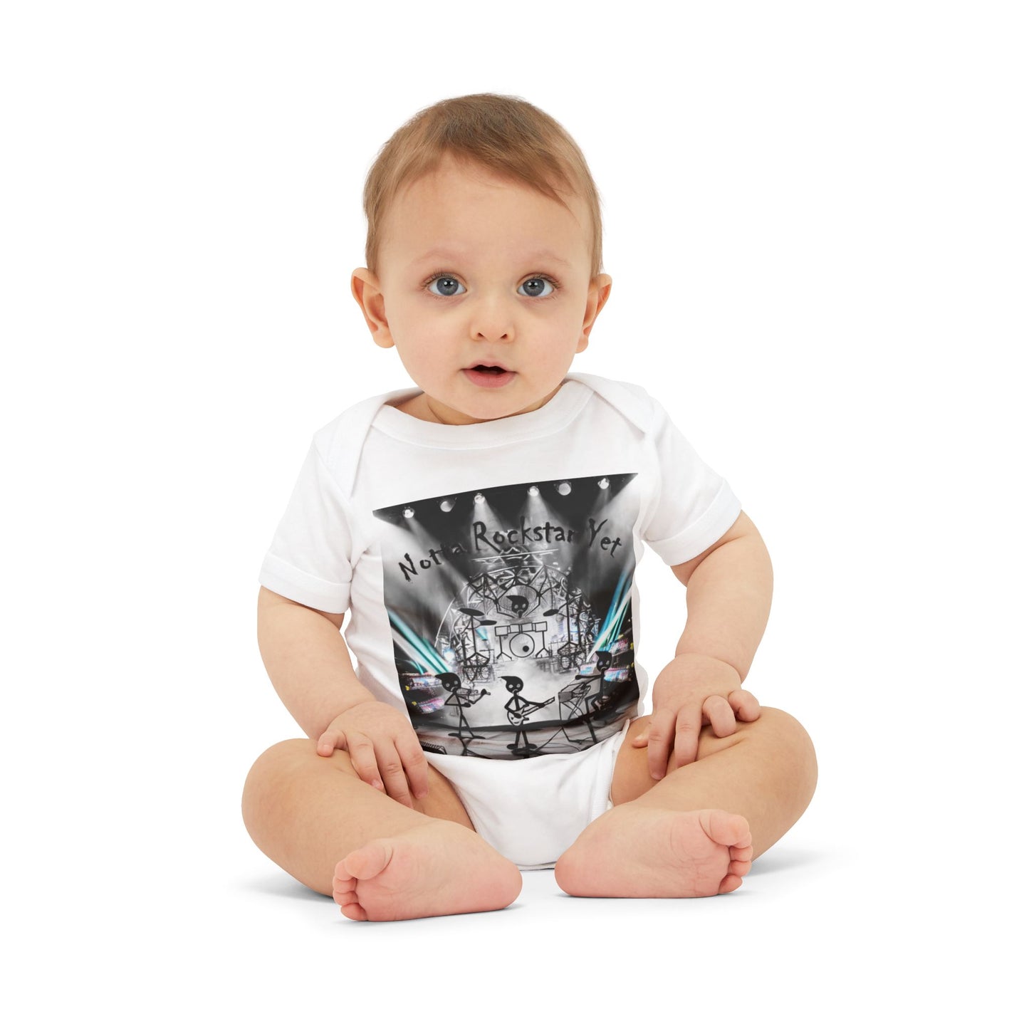 Notta Rockstar Yet-Infant Jersey One Piece - American