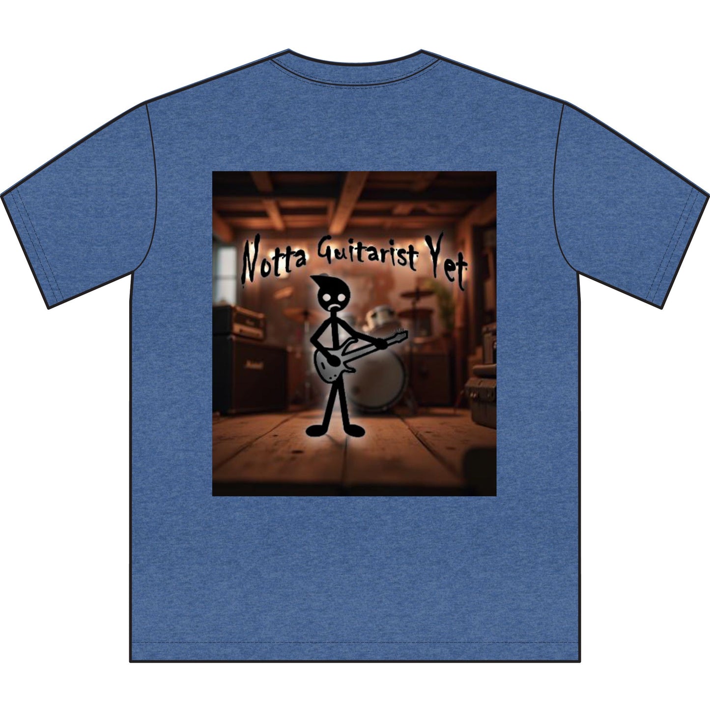 Notta Guitarist Yet Unisex Sueded T-Shirt -Music Vibe Top