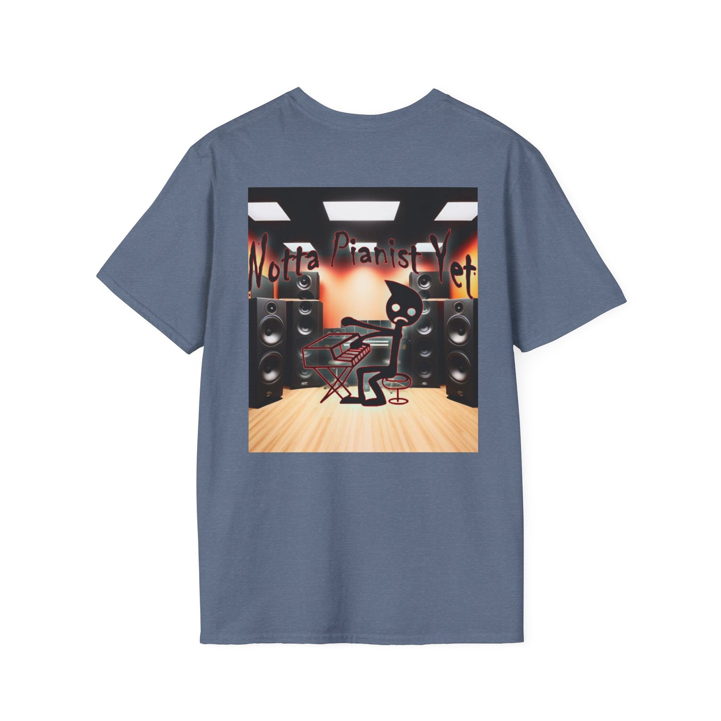 Notta Pianist Yet Unisex Softstyle T-Shirt - Music Lover Gift