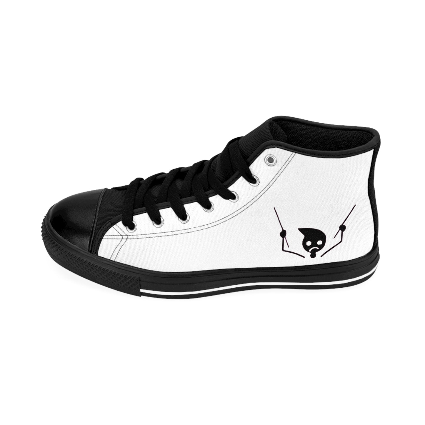 Notta Drummer Yet Men's Classic Sneakers - Trendy High Top Shoes for Everyday Style