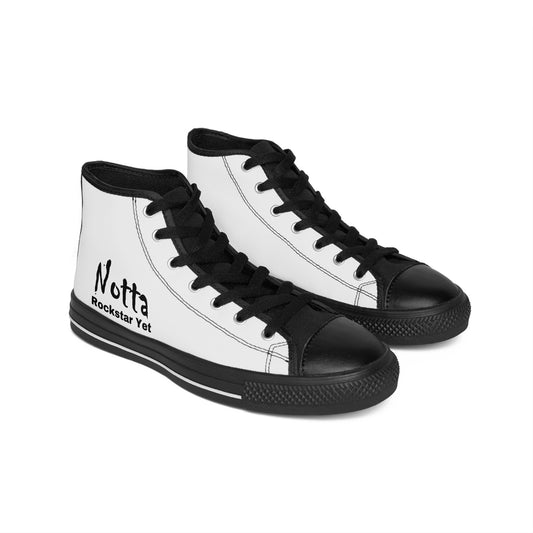 Notta Rockstar Yet Men's Classic Sneakers - Trendy High Top Shoes for Everyday Style