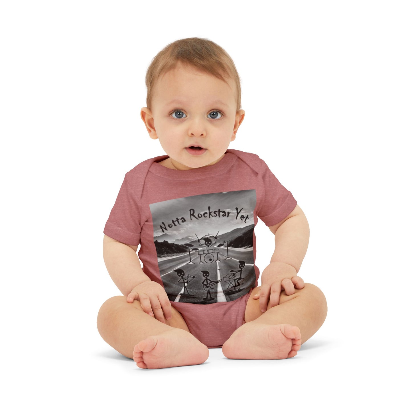Notta Rockstar Yet-Infant Jersey One Piece - American