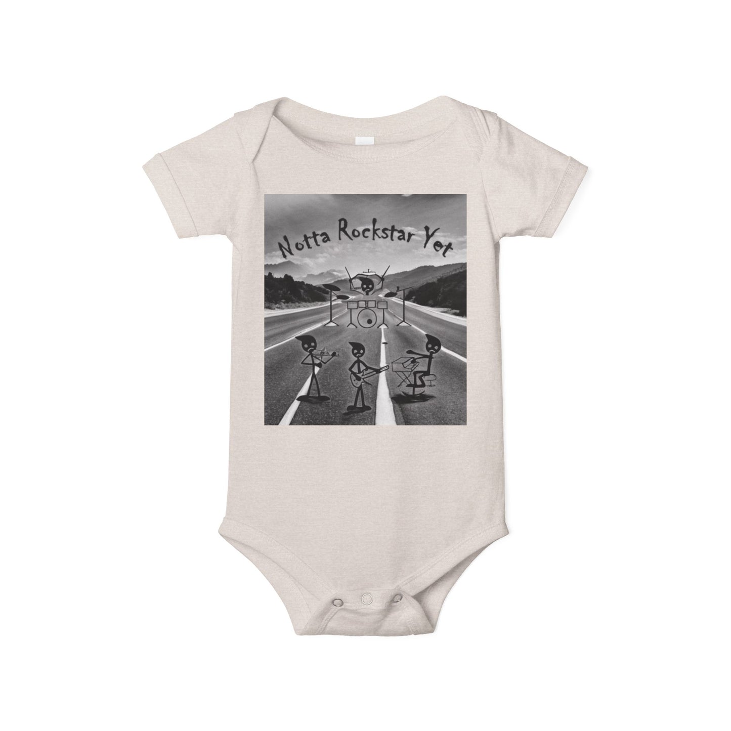 Notta Rockstar Yet-Infant Jersey One Piece - American