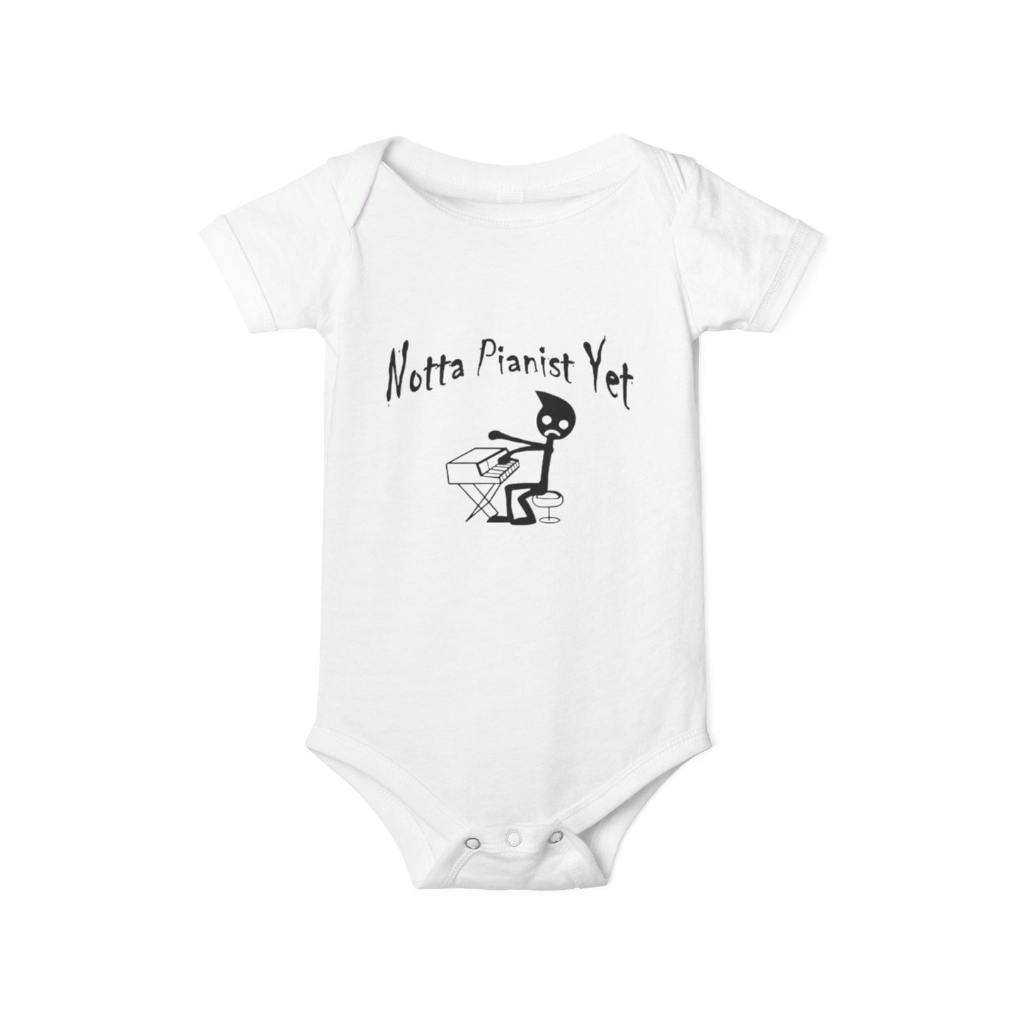Notta Pianist Yet-Infant Jersey One Piece - American