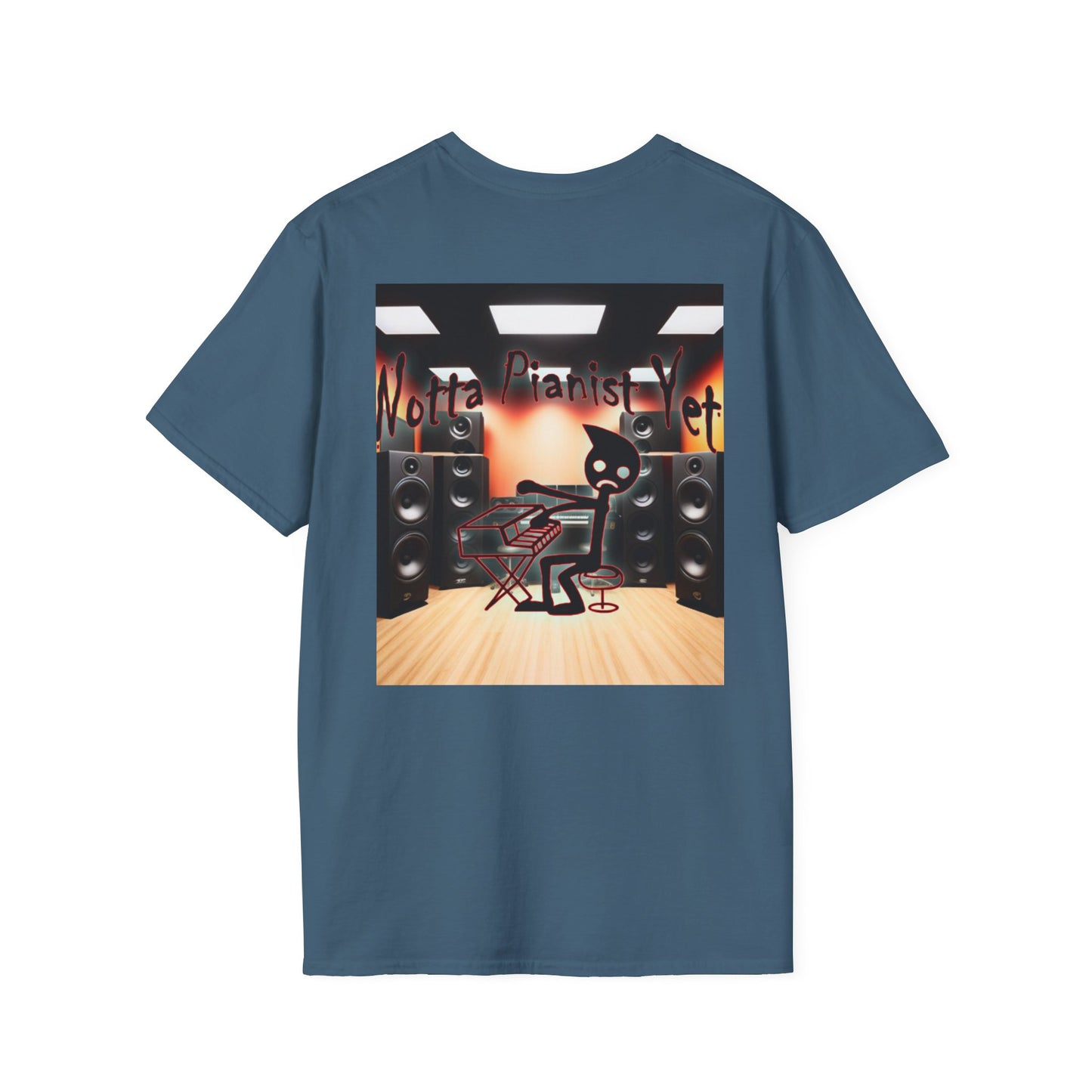 Notta Pianist Yet Unisex Softstyle T-Shirt - Music Lover Gift