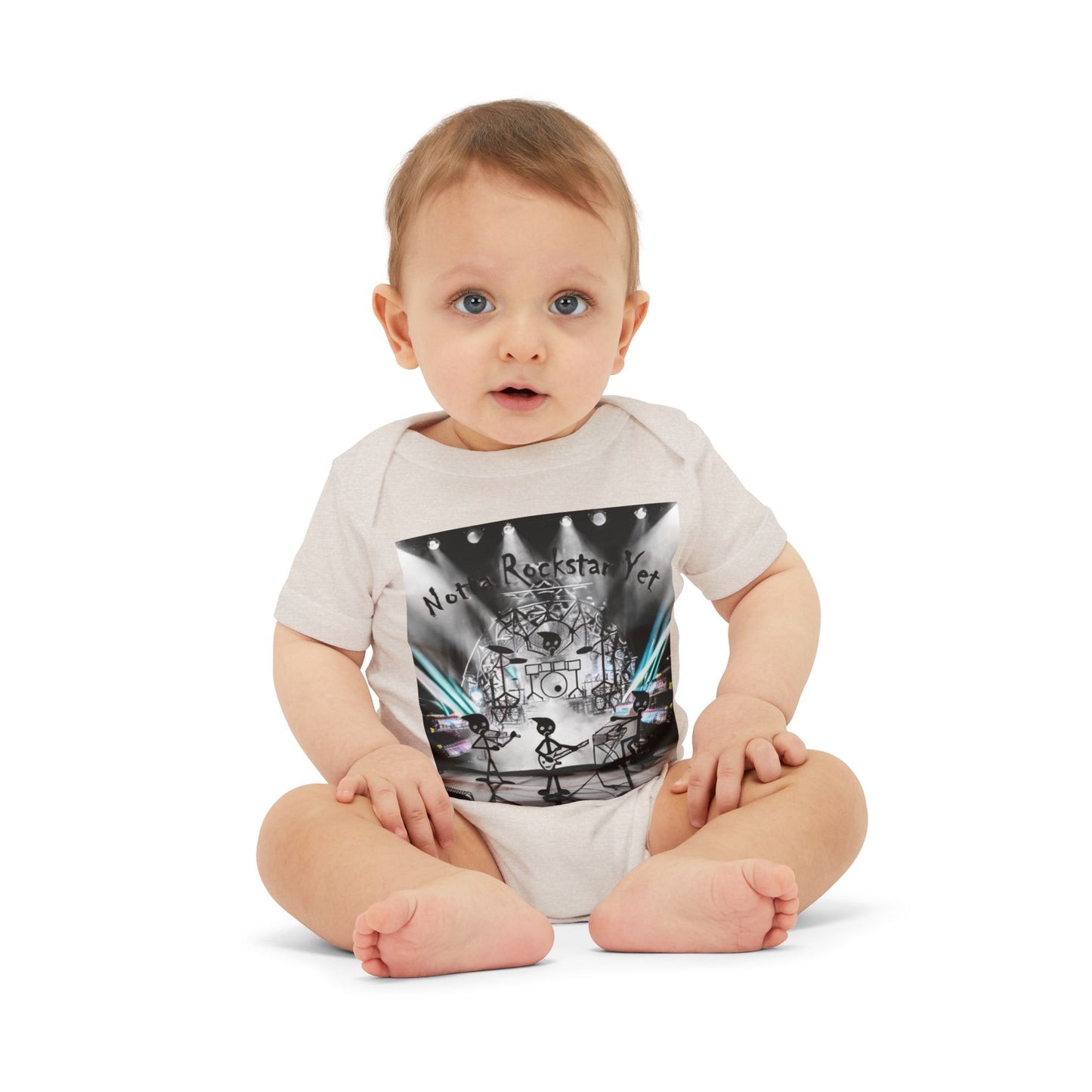 Notta Rockstar Yet-Infant Jersey One Piece - American
