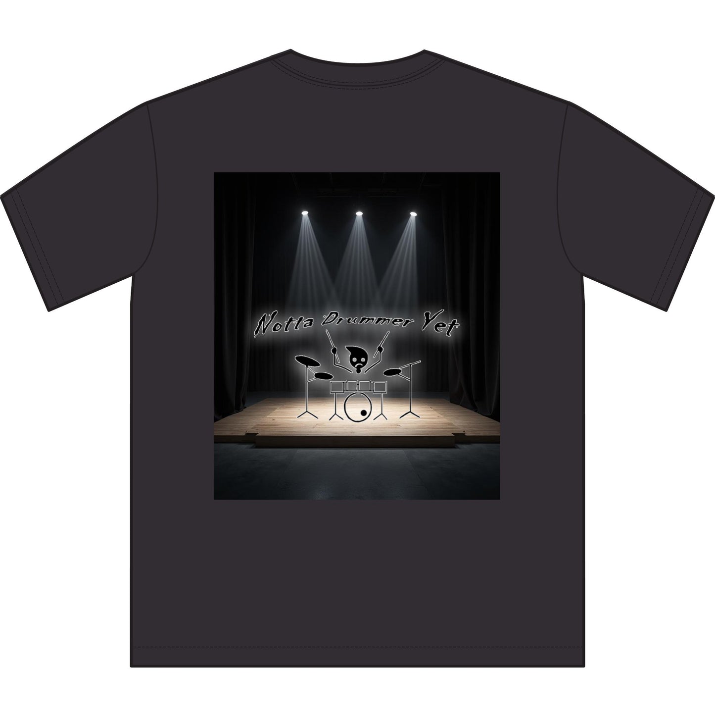 Notta Drummer Yet Unisex Sueded T-Shirt -Music Vibe Top