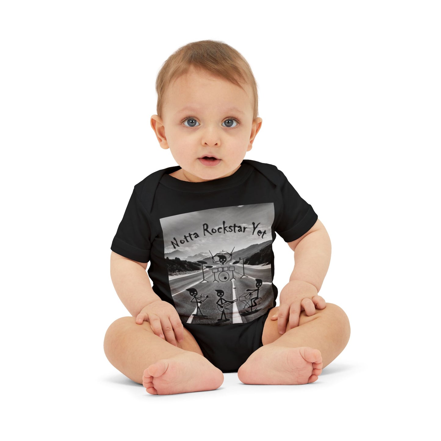 Notta Rockstar Yet-Infant Jersey One Piece - American