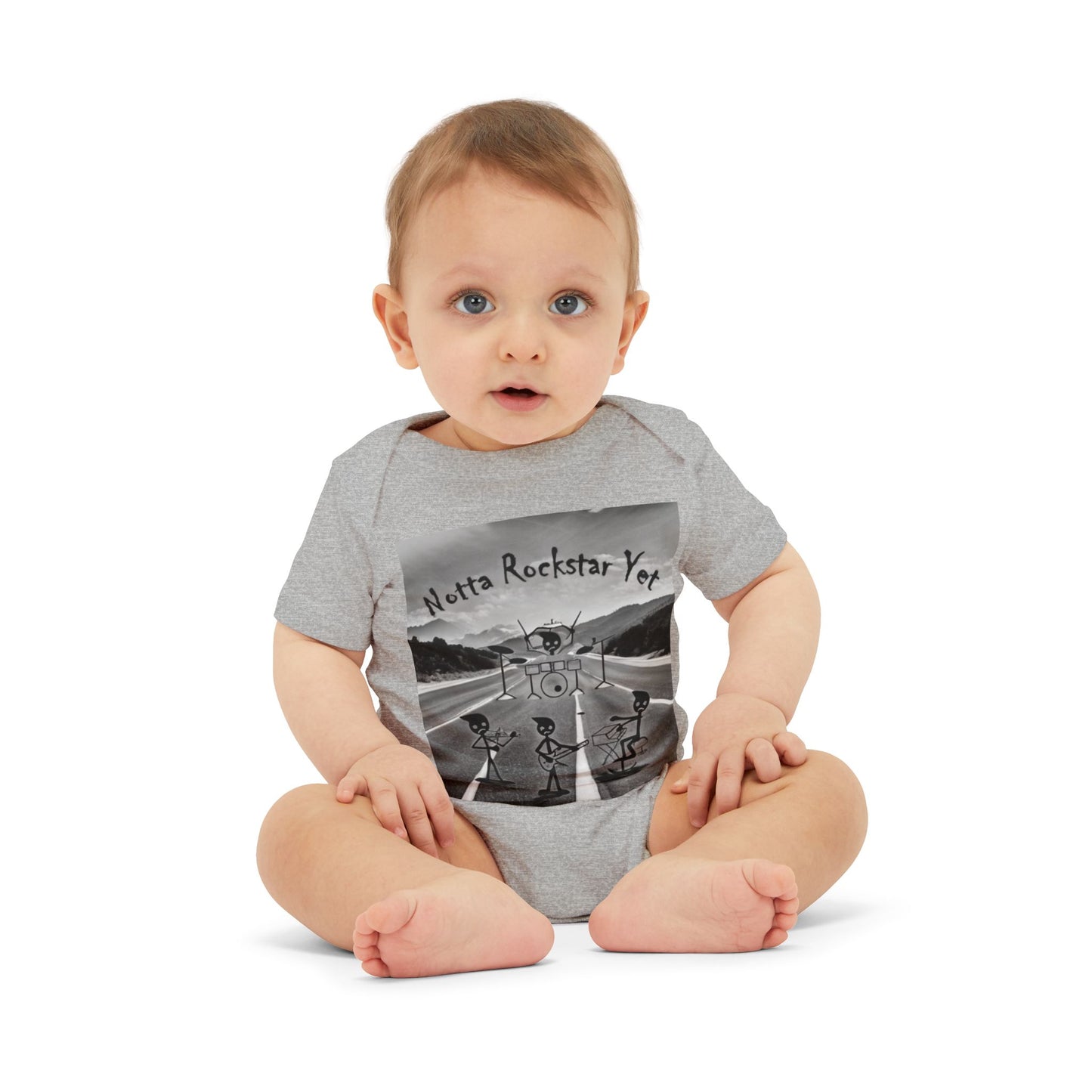 Notta Rockstar Yet-Infant Jersey One Piece - American