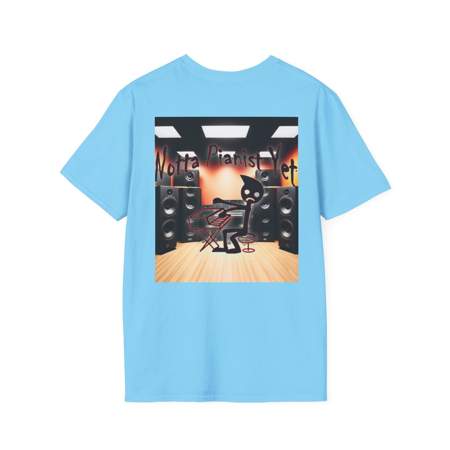 Notta Pianist Yet Unisex Softstyle T-Shirt - Music Lover Gift