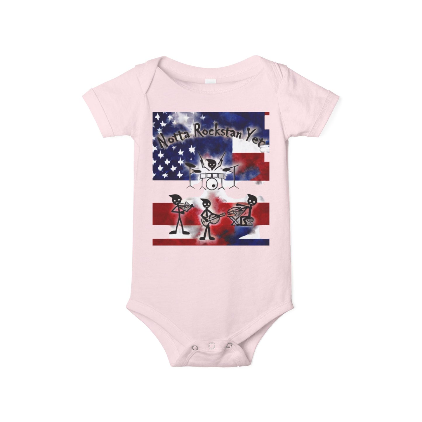 Notta Rockstar Yet-Infant Jersey One Piece - American