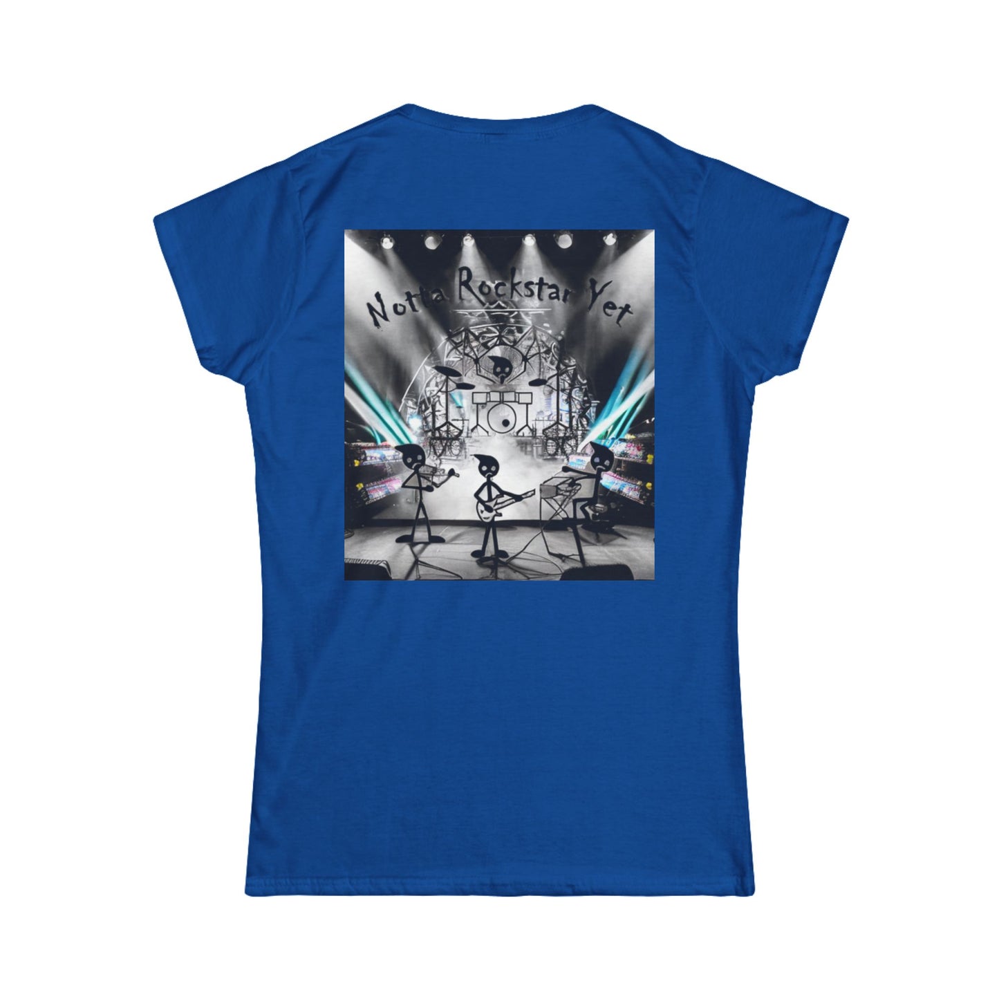 Notta Rockstar Yet Women's Softstyle Tee - Fun & Comfy Tee for Music Lovers
