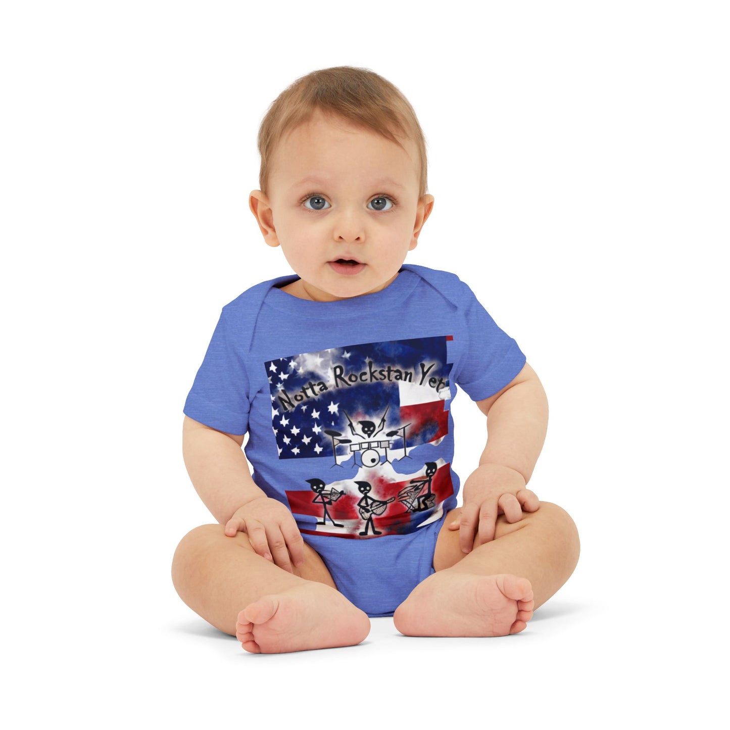 Notta Rockstar Yet-Infant Jersey One Piece - American