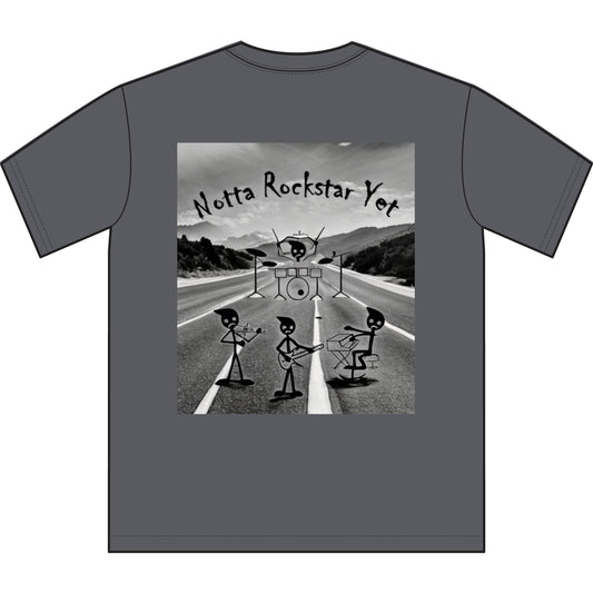 Notta Rockstar Yet Unisex Sueded T-Shirt -Music Vibe Top
