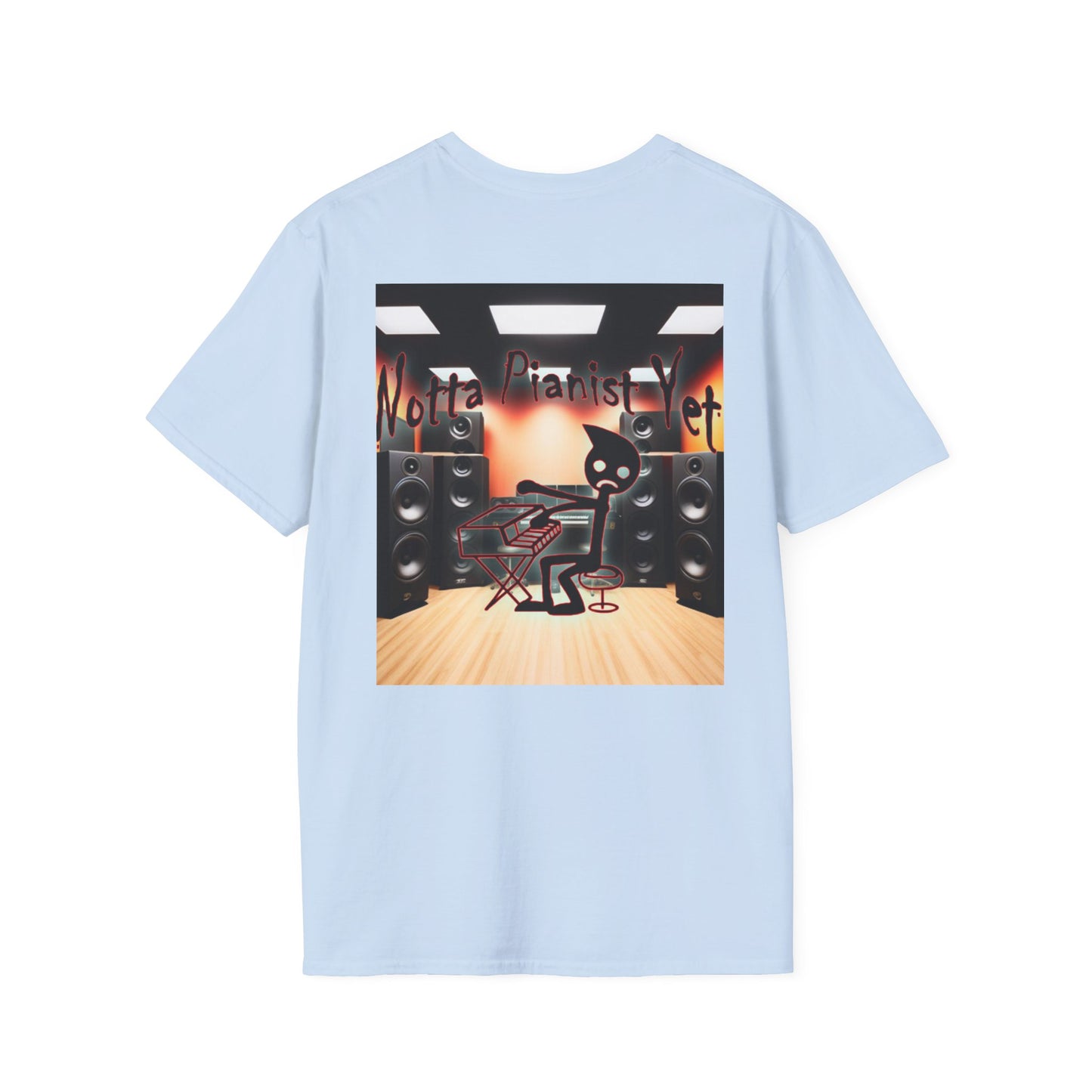Notta Pianist Yet Unisex Softstyle T-Shirt - Music Lover Gift