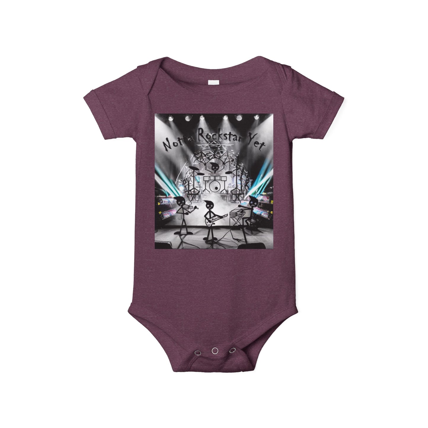 Notta Rockstar Yet-Infant Jersey One Piece - American