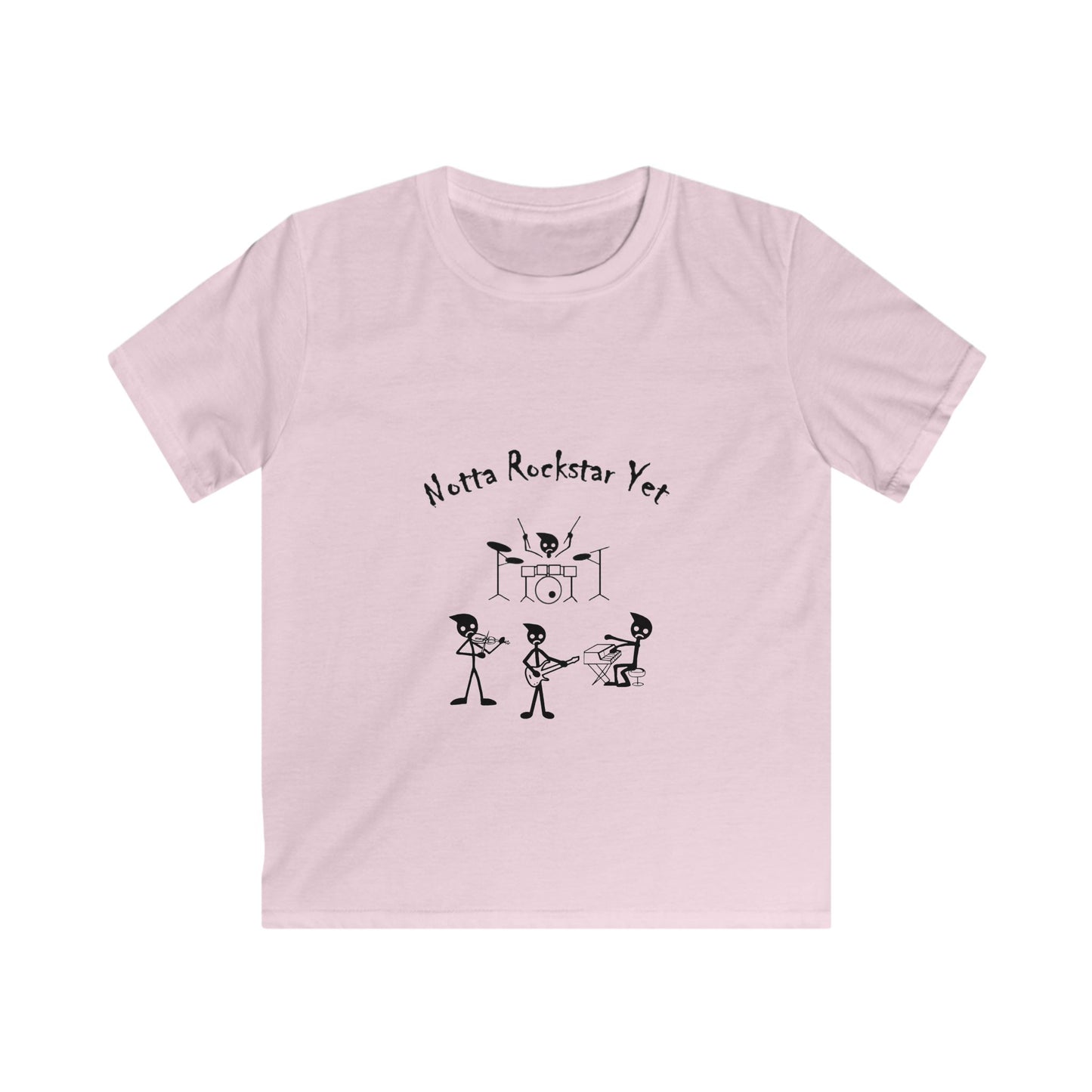 Notta Rockstar Yet Kids Tee - Fun, Playful T-Shirt for Aspiring Musicians